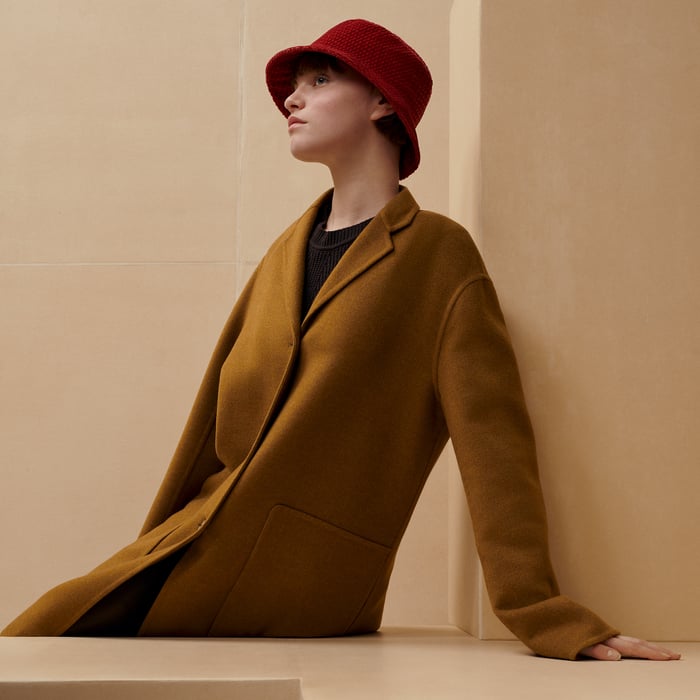 Chocolat Harper Velvet Bucket Hat