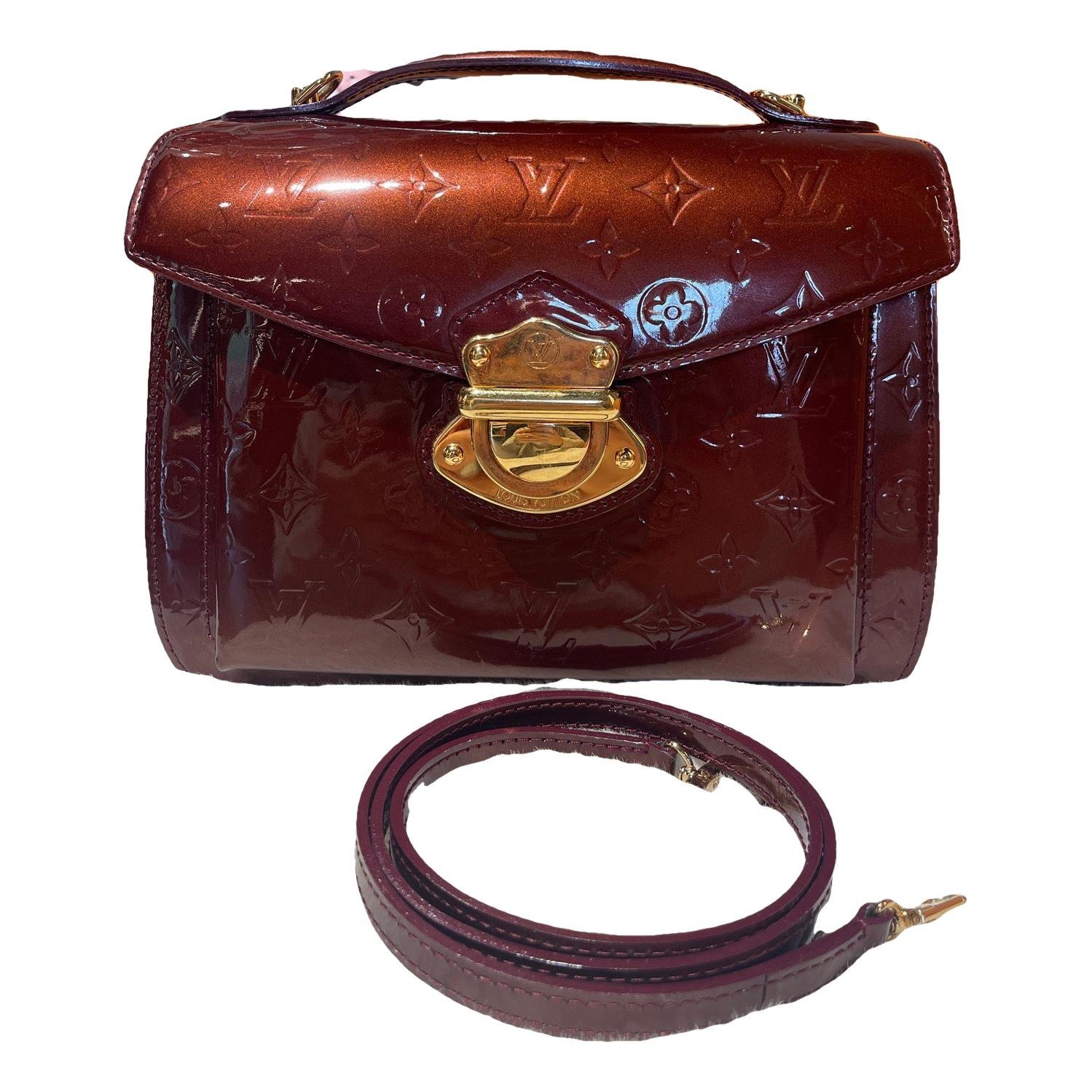 Patent leather handbag