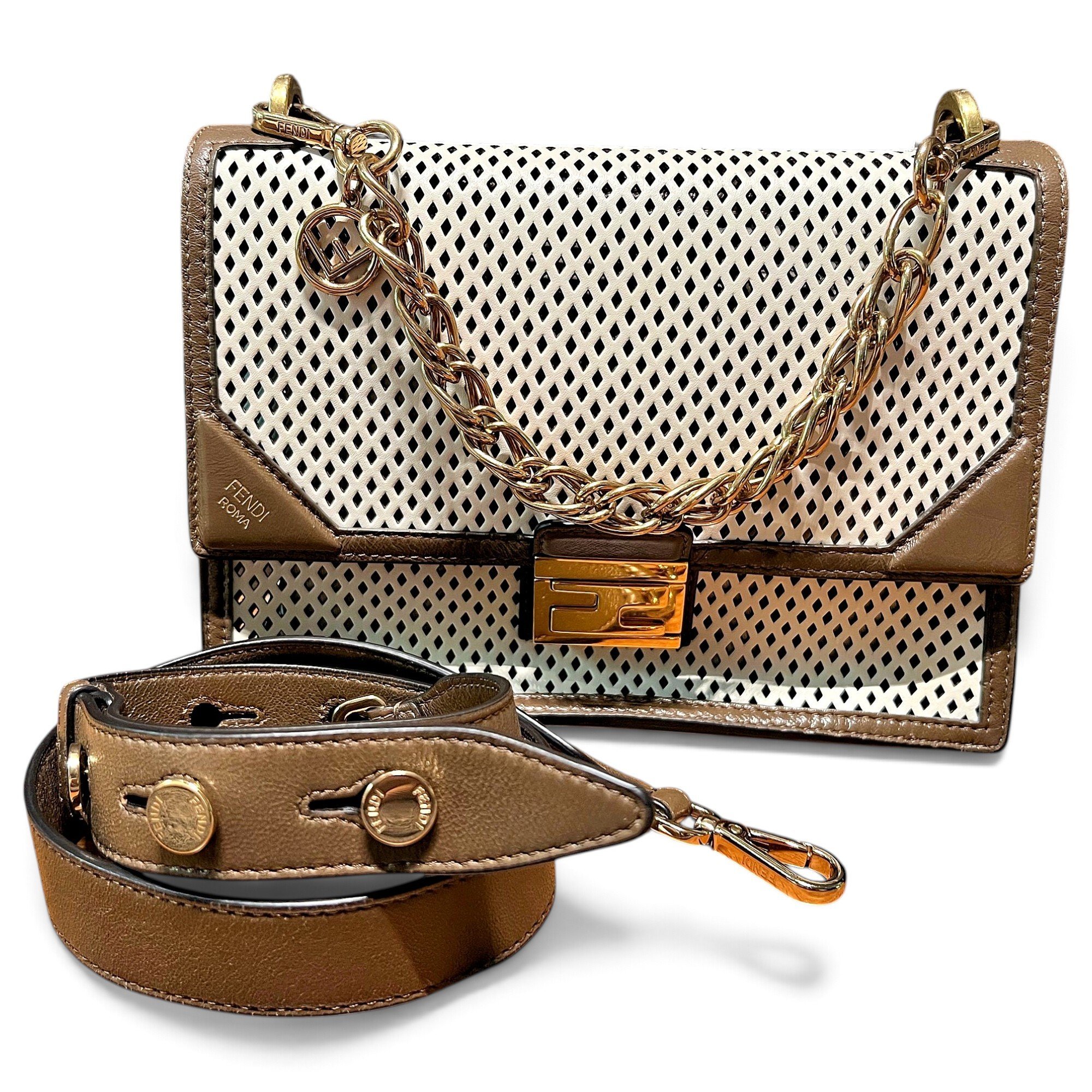 Kan U leather handbag