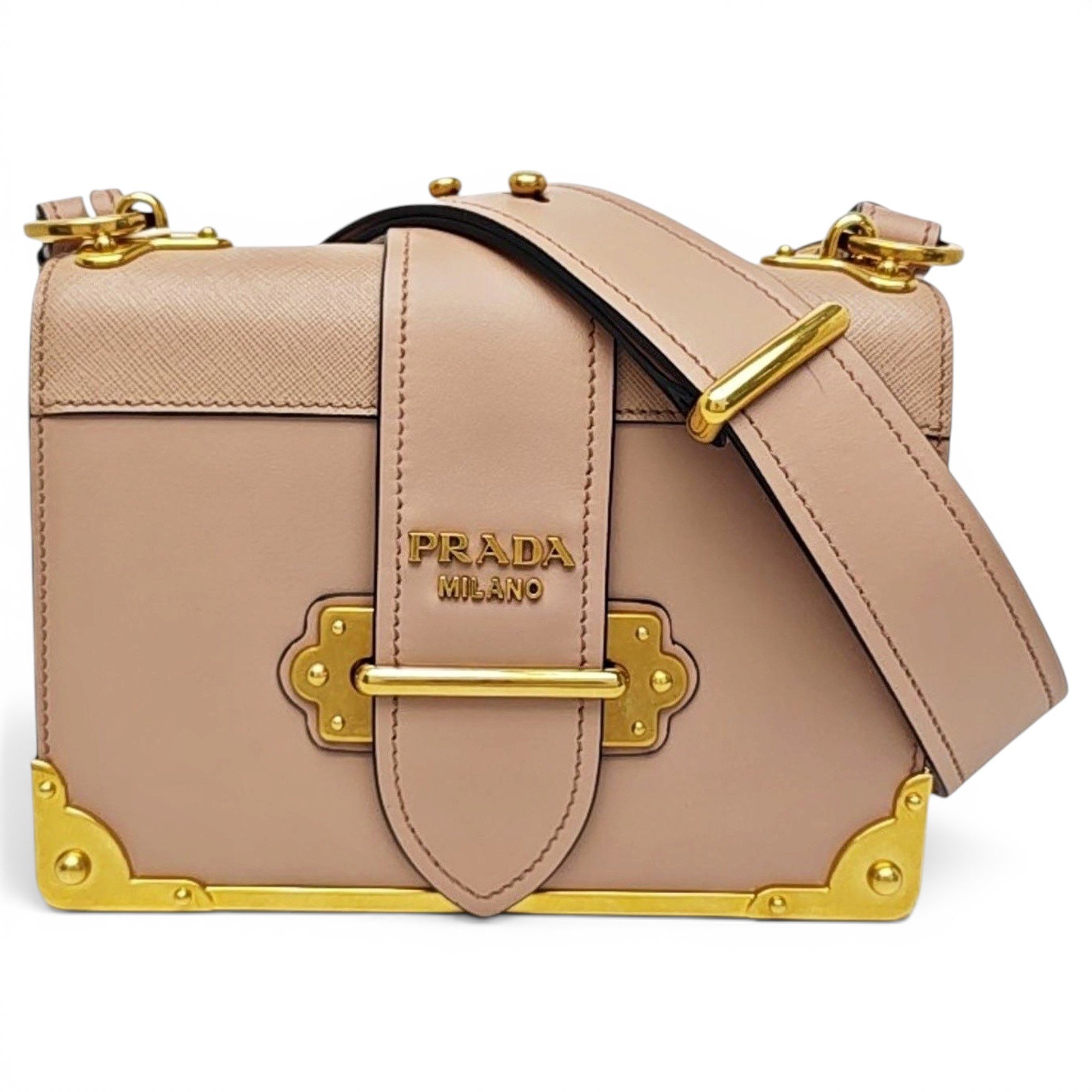 Cahier leather handbag