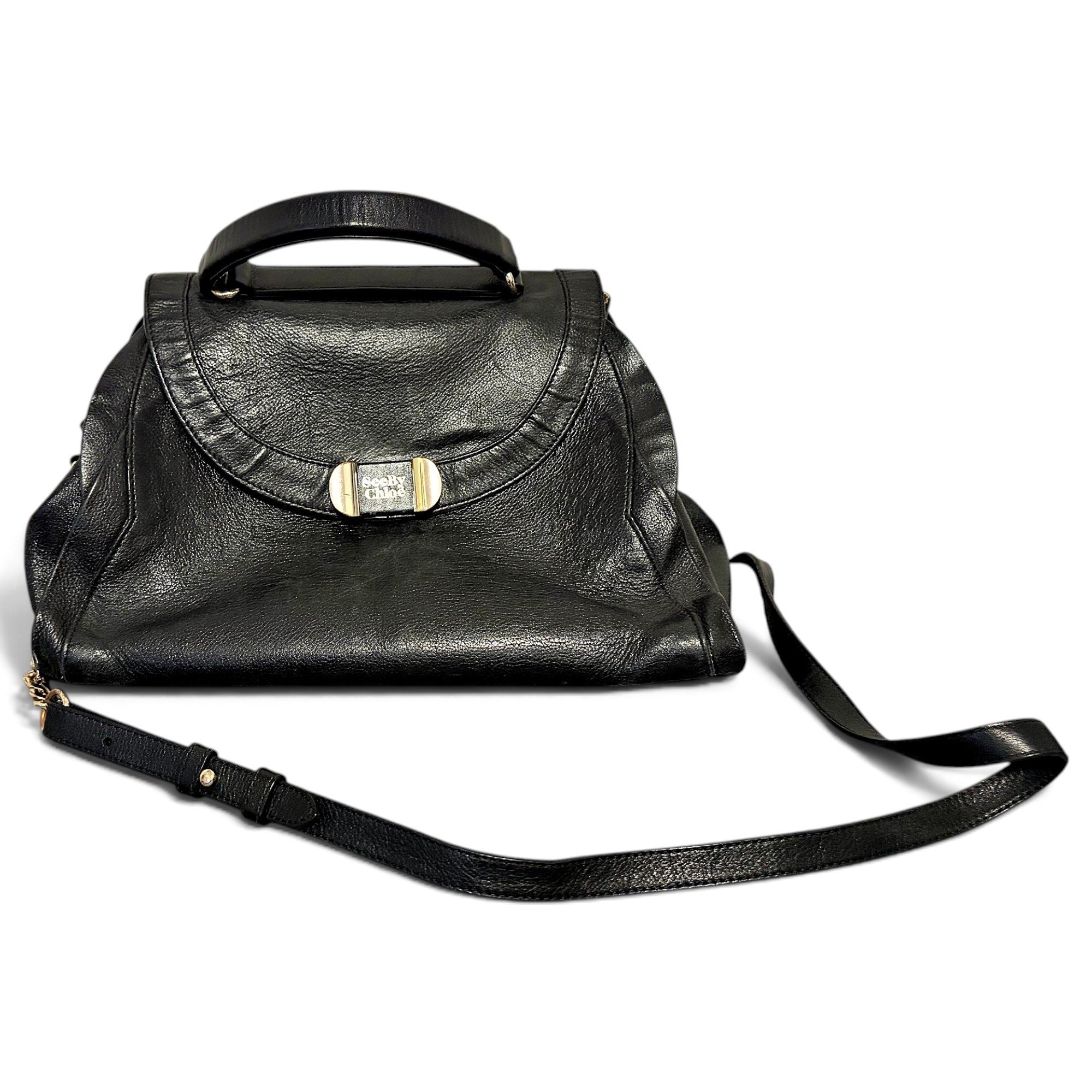 Leather handbag