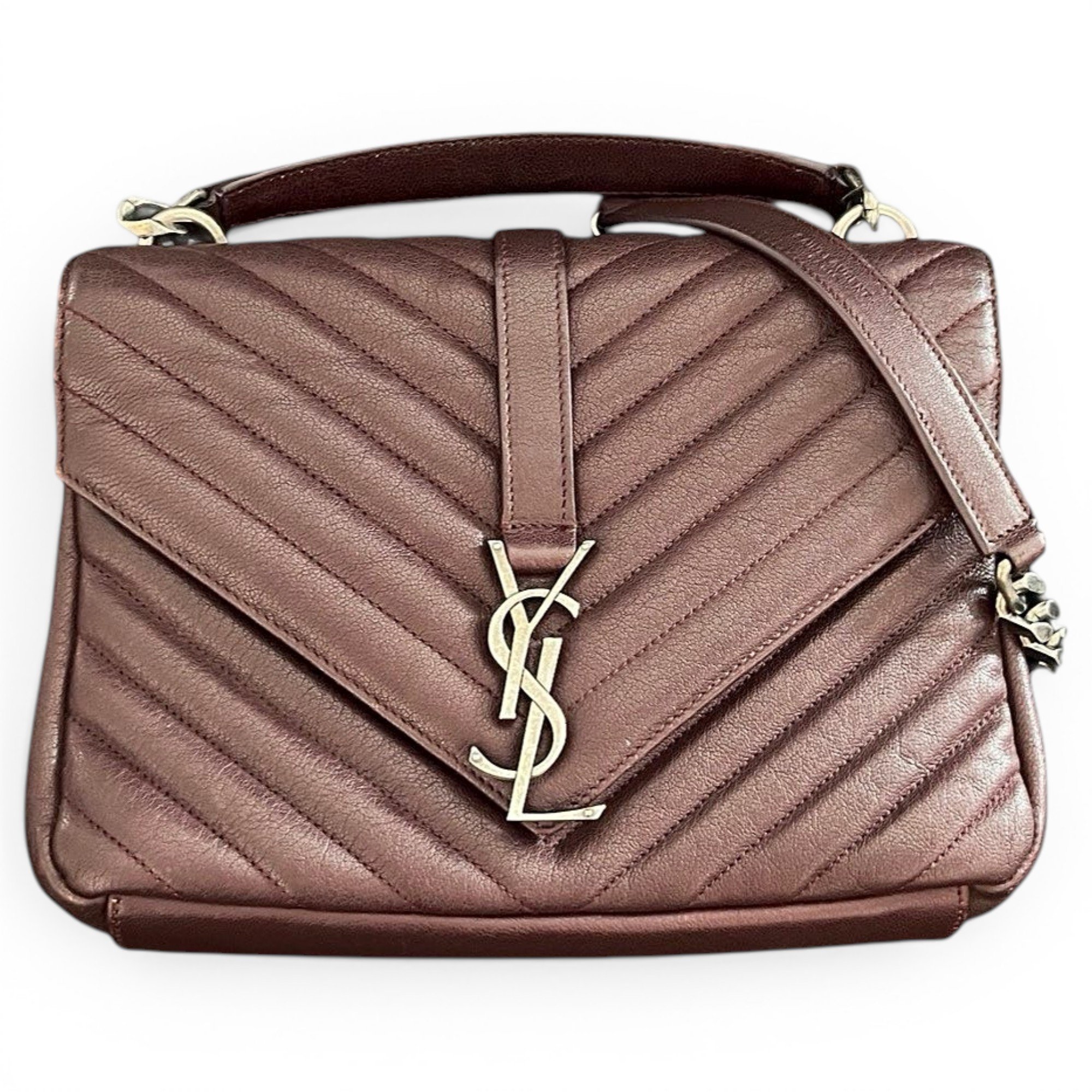 Saint Laurent Collége monogramme leather handbag