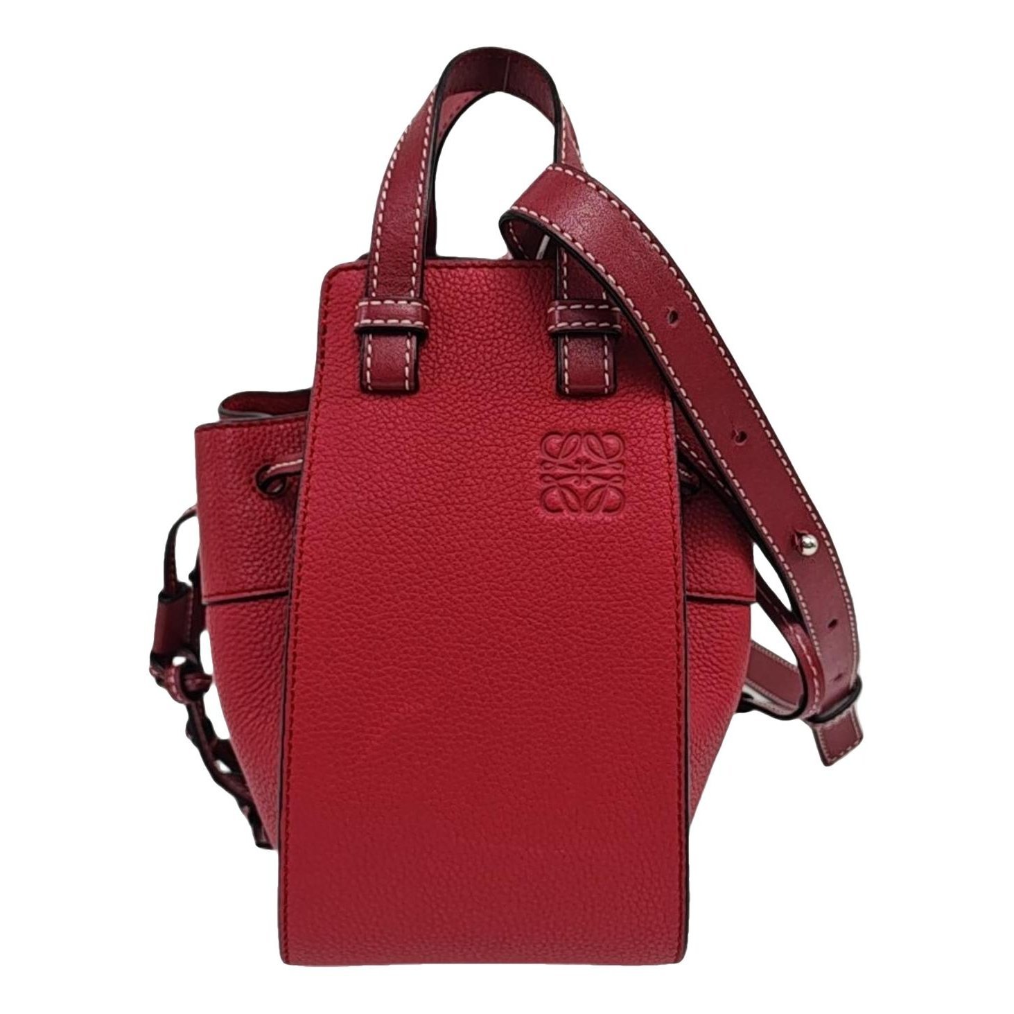 Hammock leather handbag