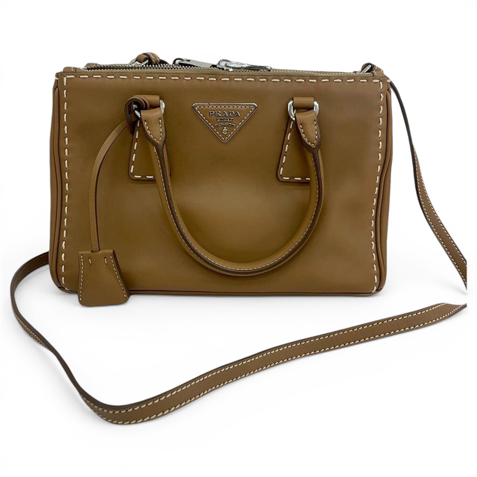 Galleria leather handbag
