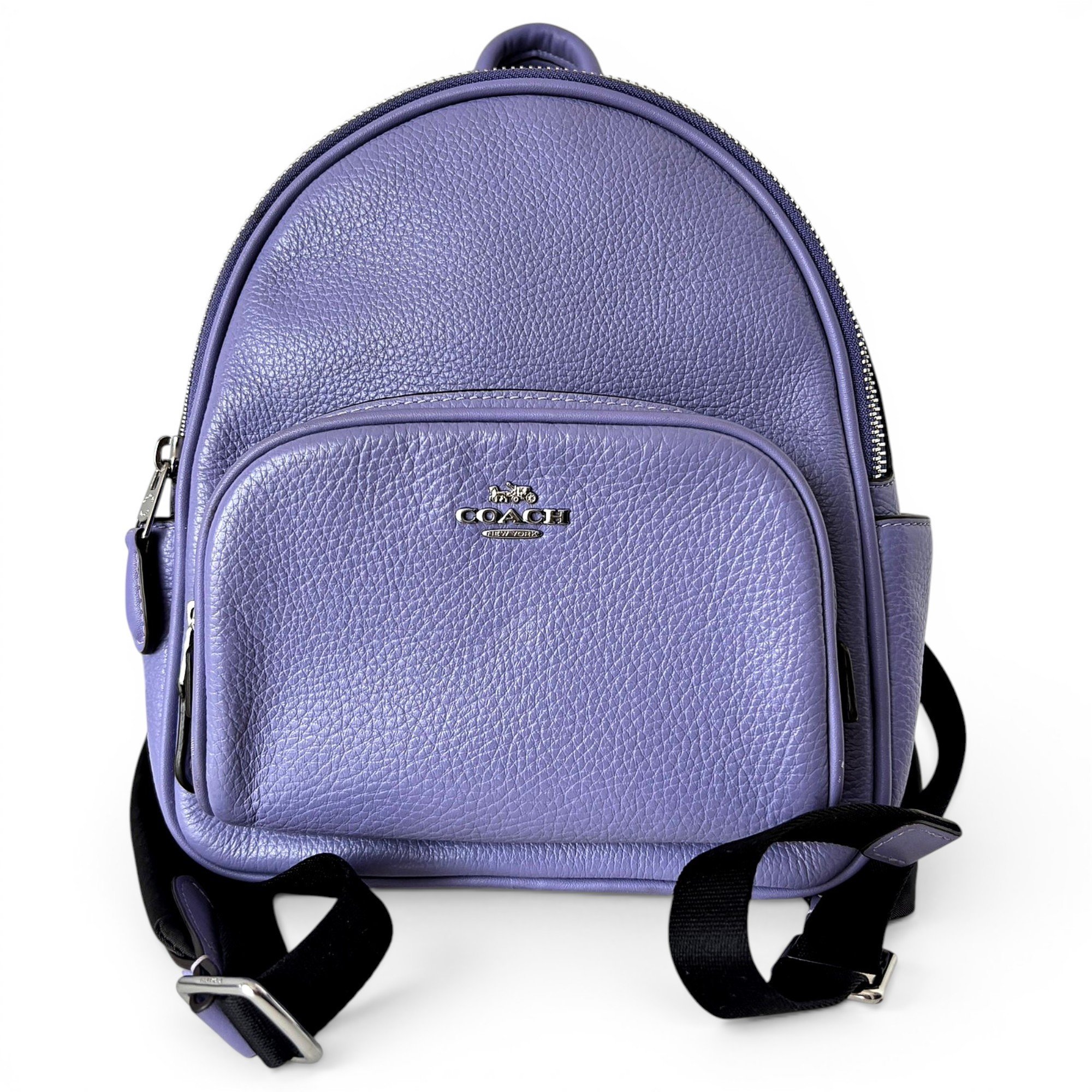 Leather backpack