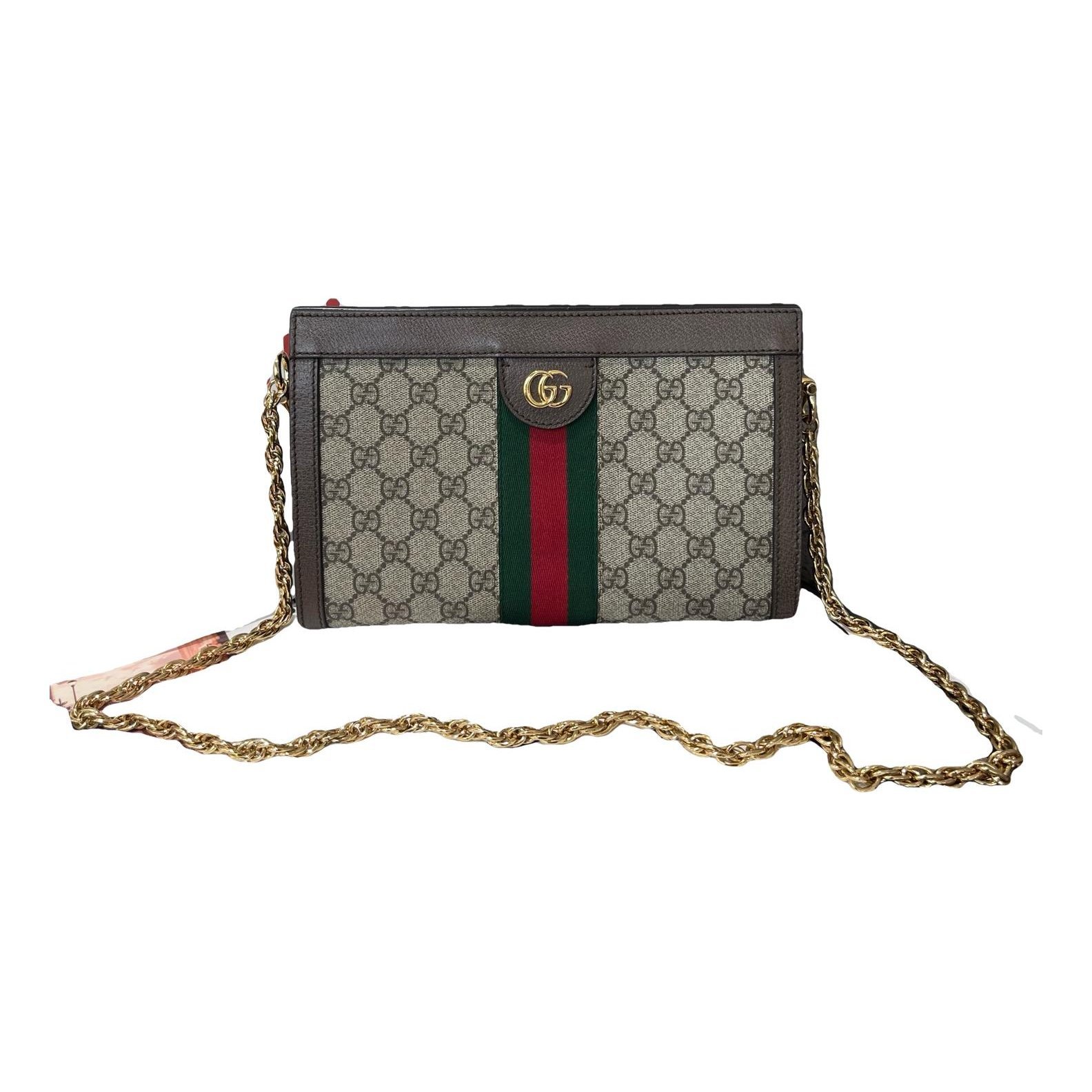 Ophidia Chain leather handbag