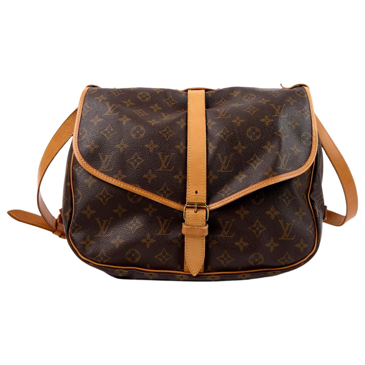 Louis Vuitton Saumur cloth crossbody bag