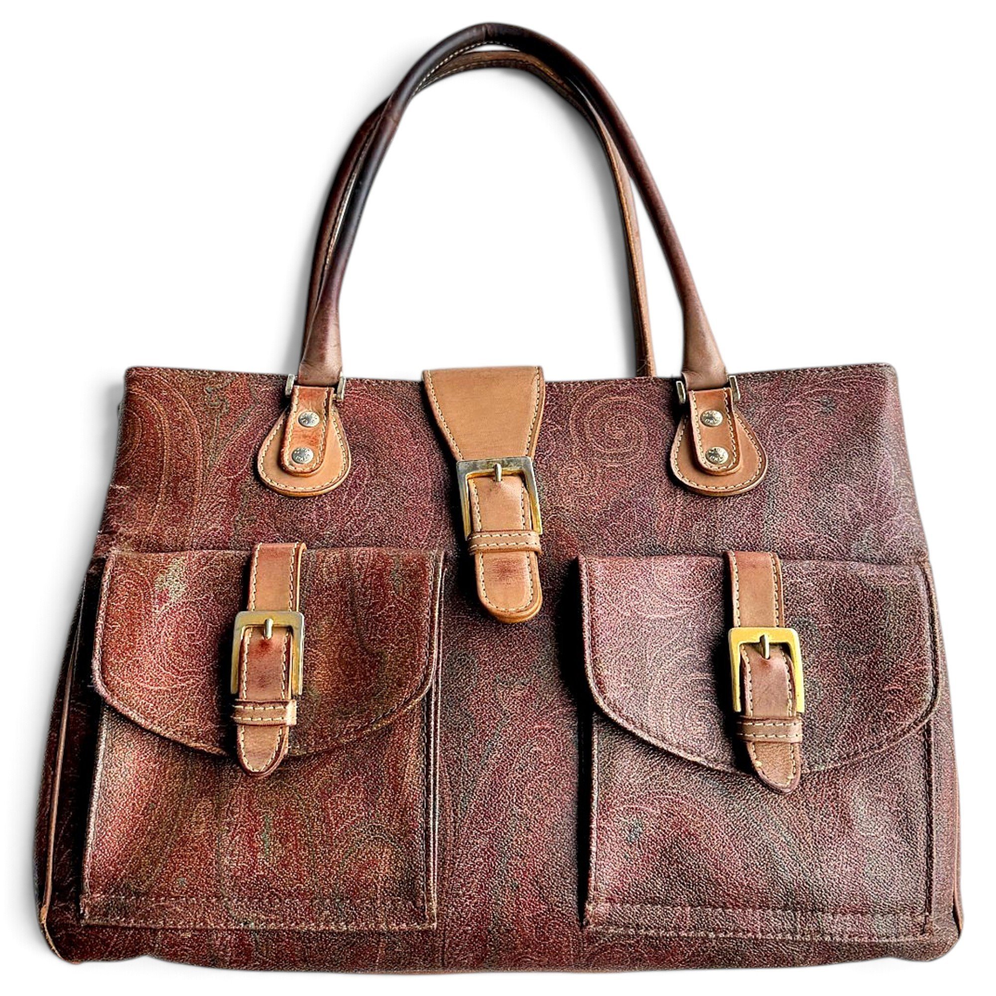 Leather handbag