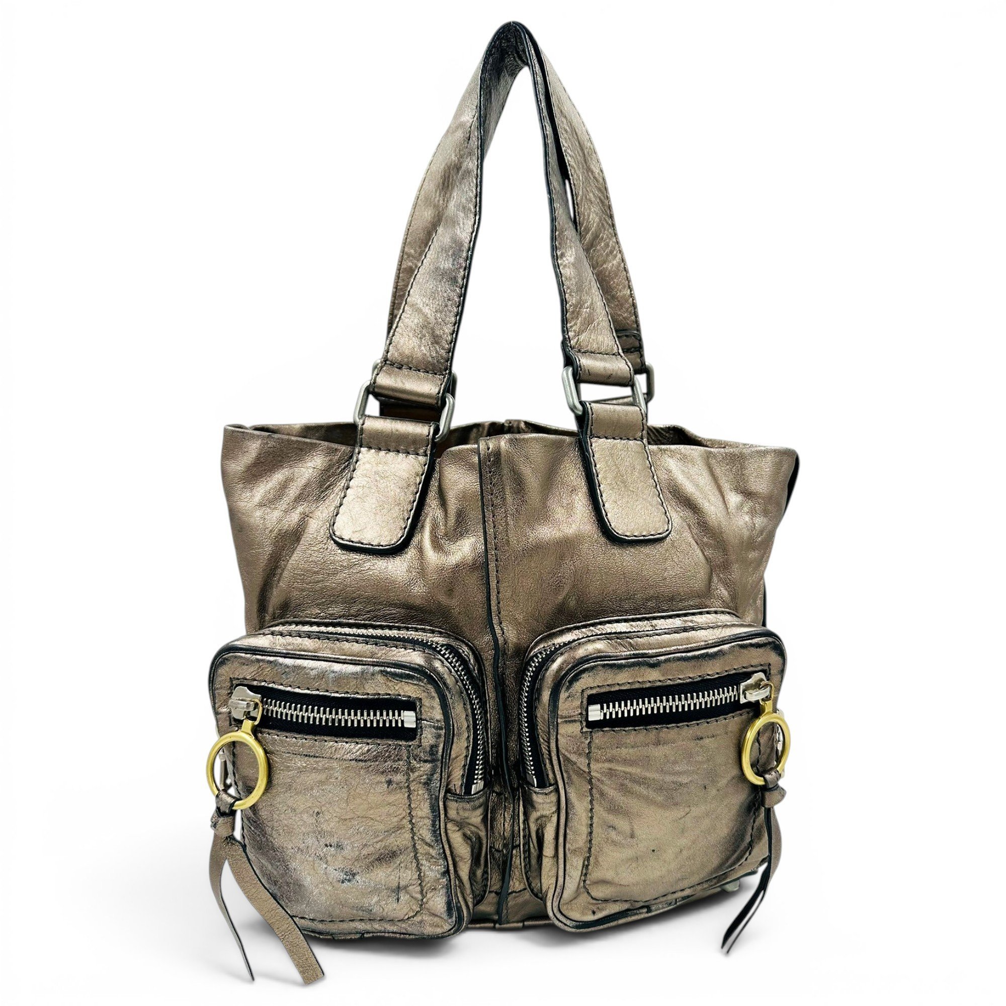 Leather handbag