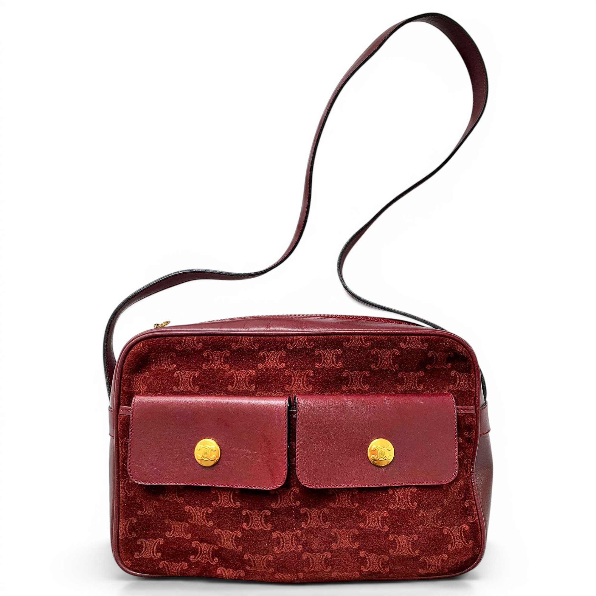 Velvet handbag