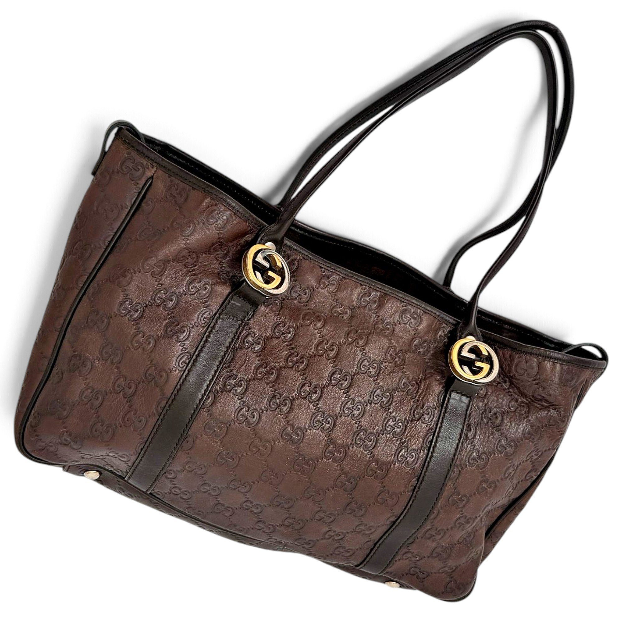 Leather tote