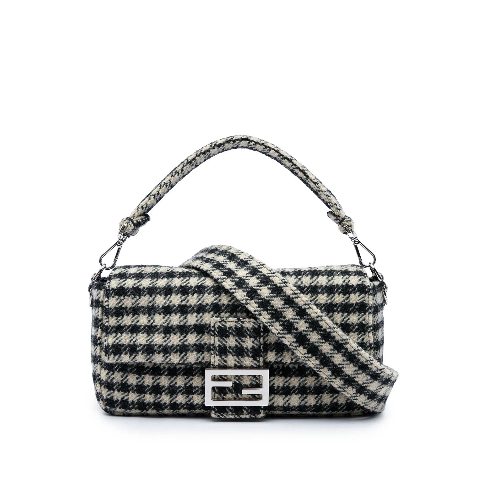 Fendi Baguette tweed handbag