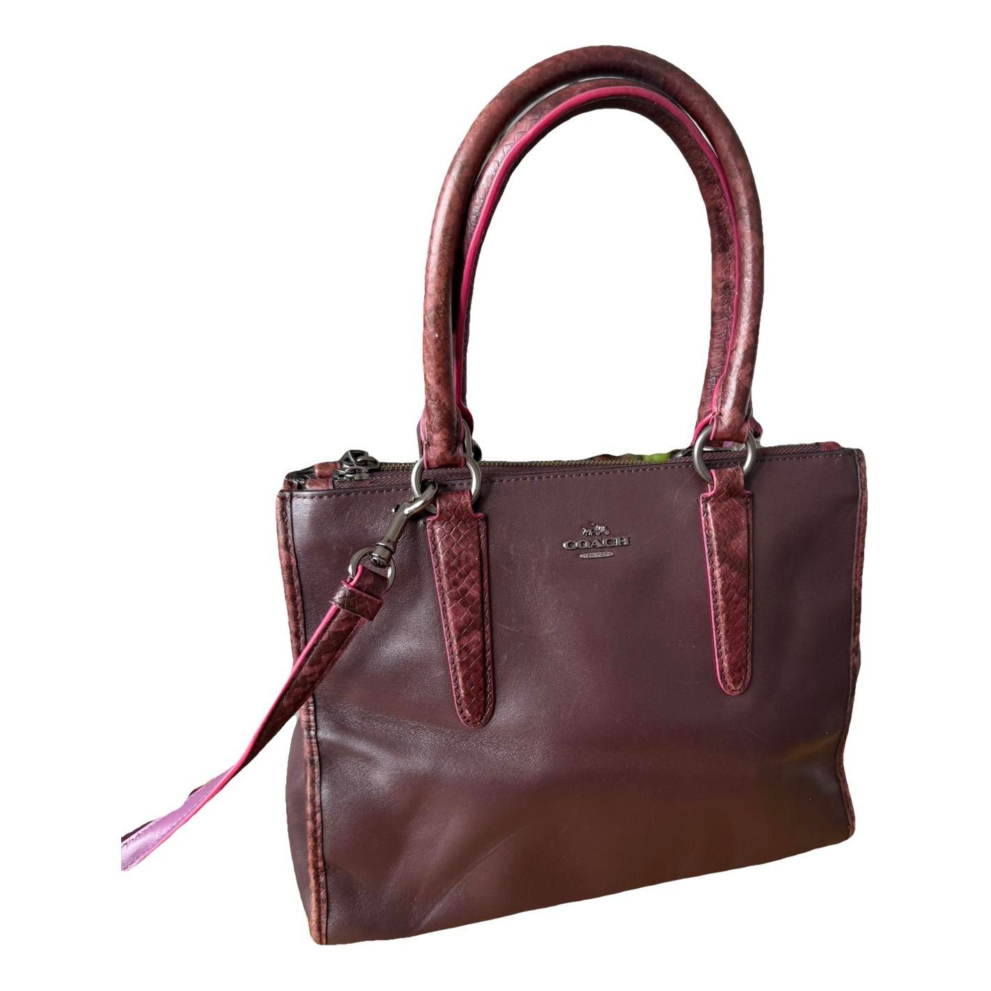 Leather handbag