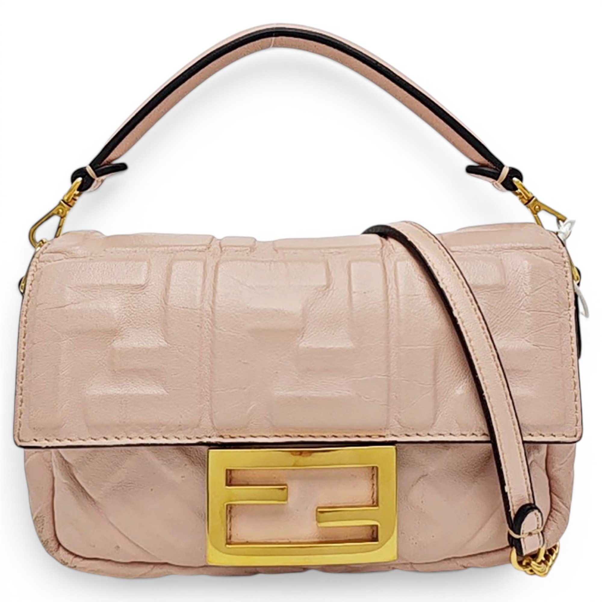 Baguette leather handbag