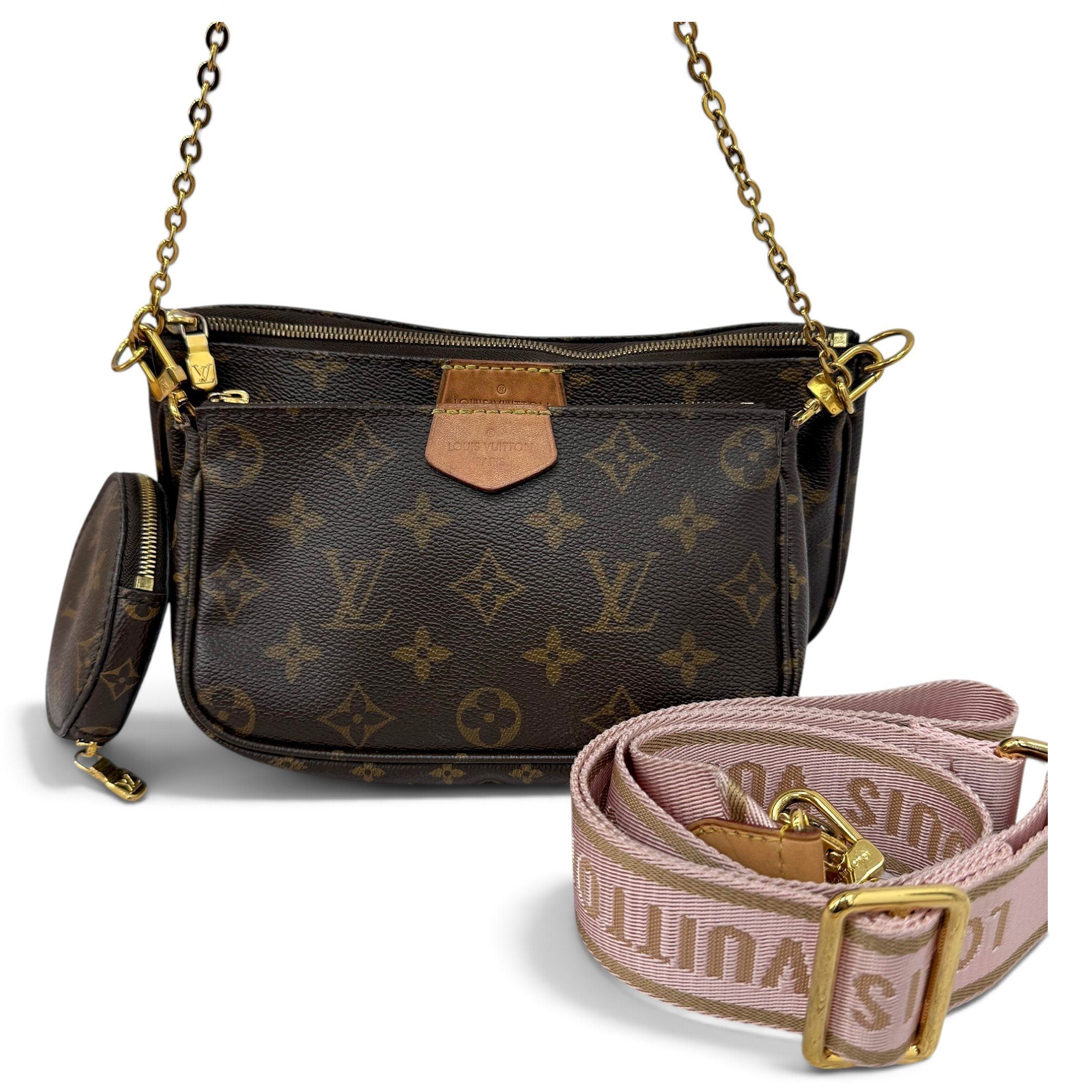 Multi Pochette Accessoires leather handbag