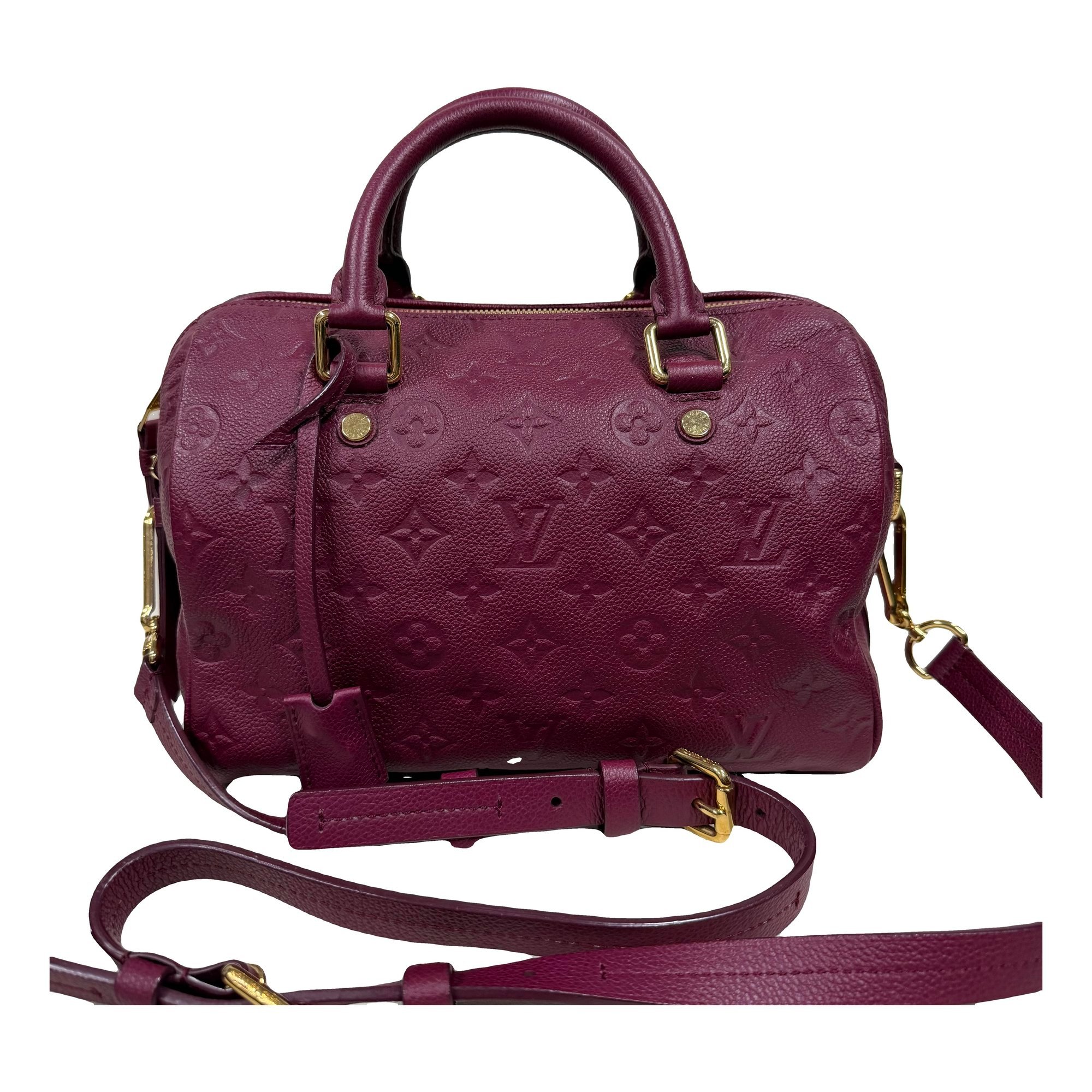 Speedy leather handbag