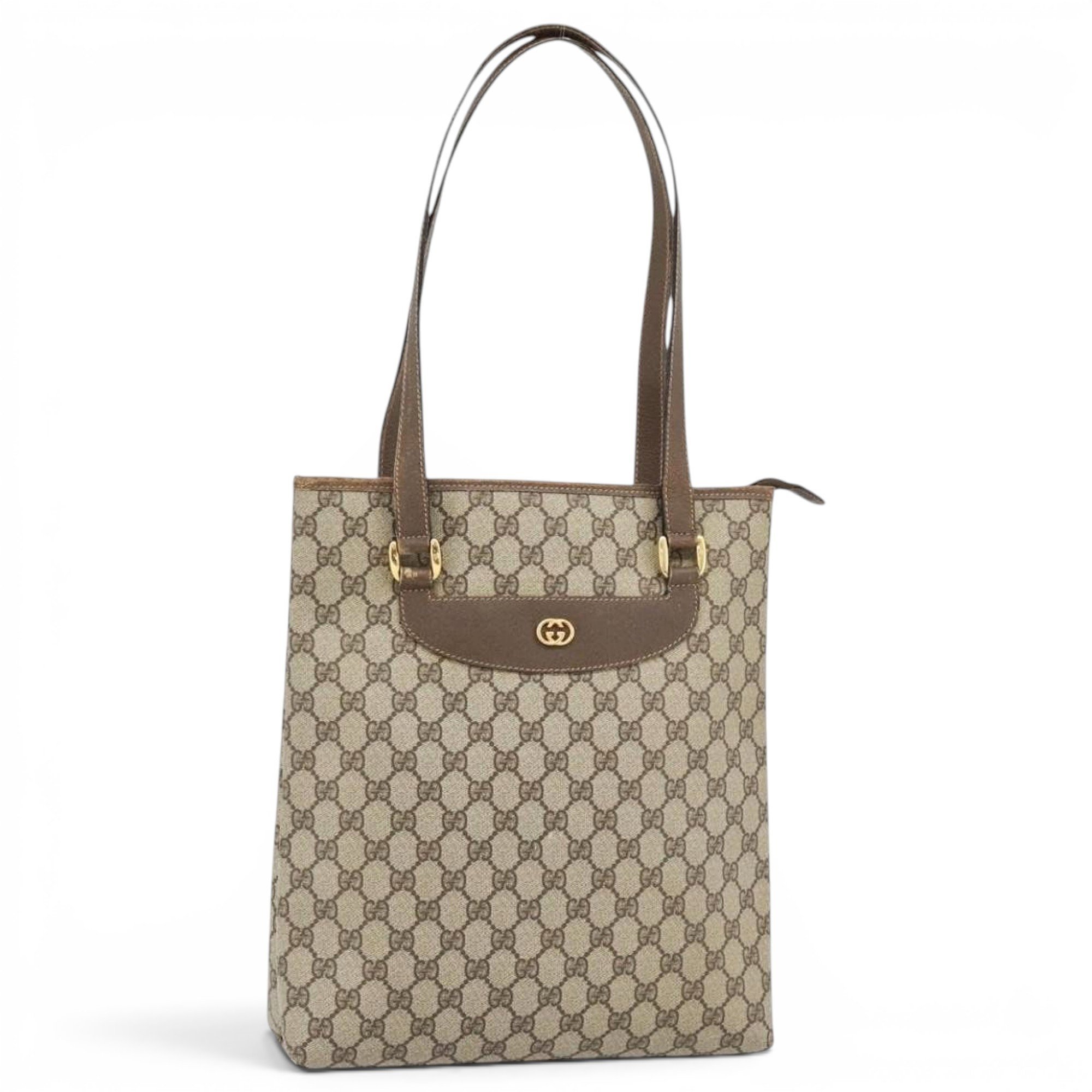 Leather tote