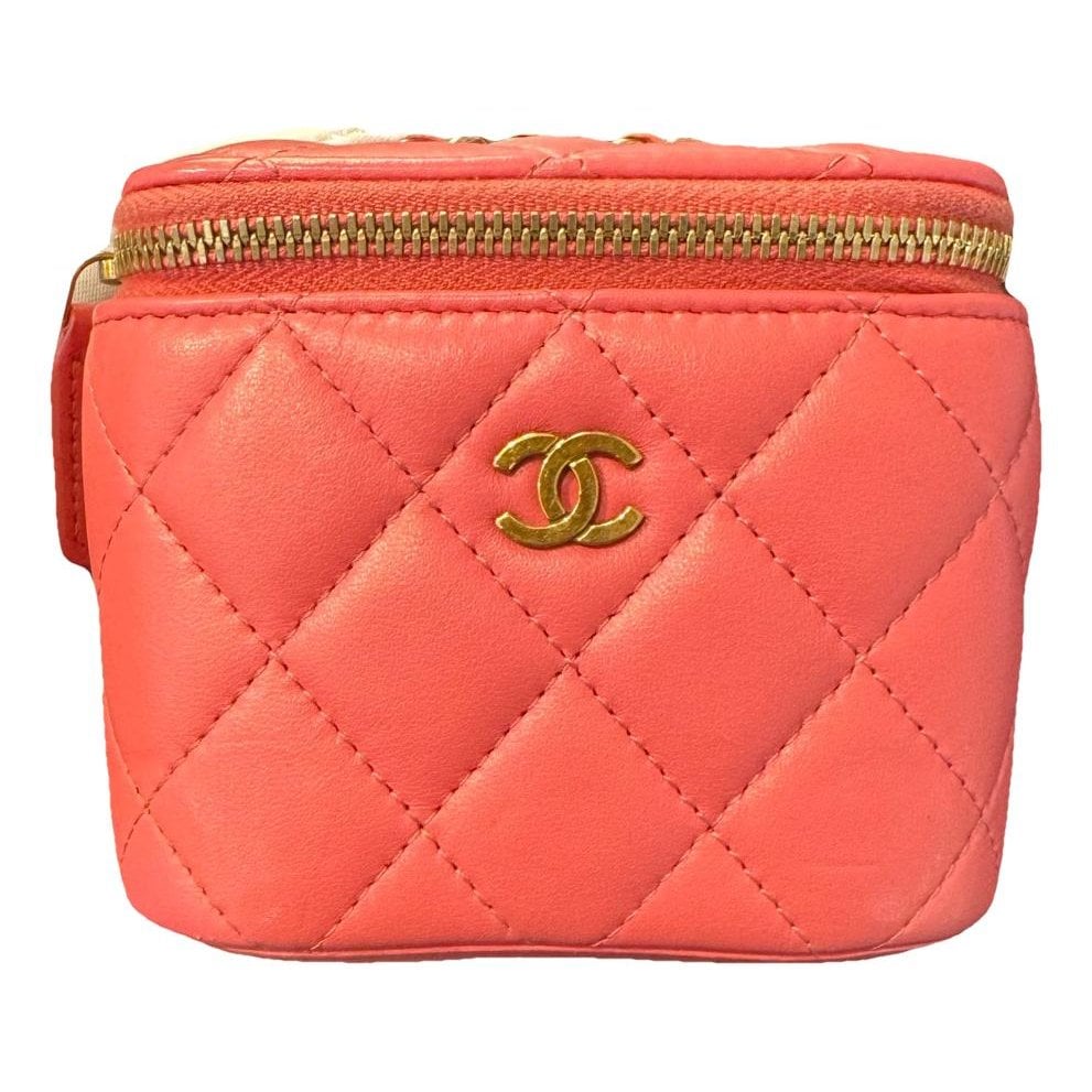 Trendy CC Vanity leather handbag