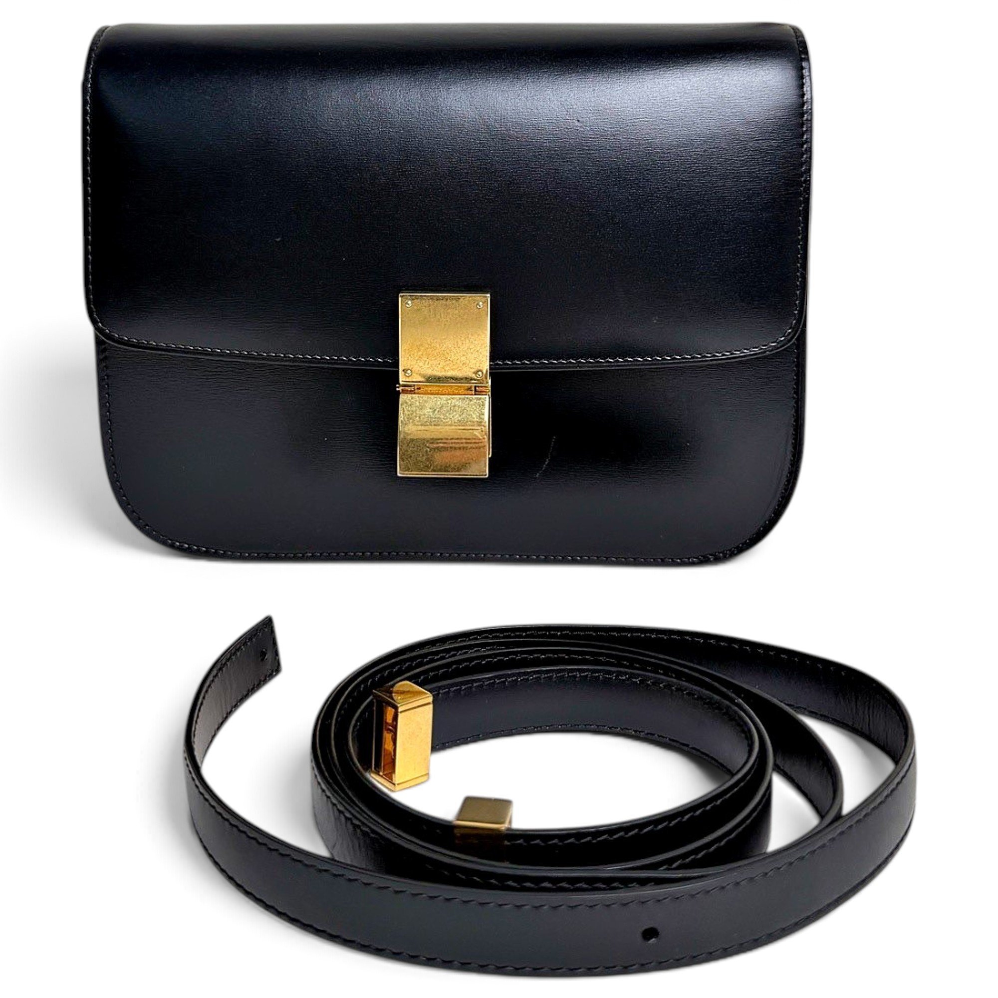 Leather handbag