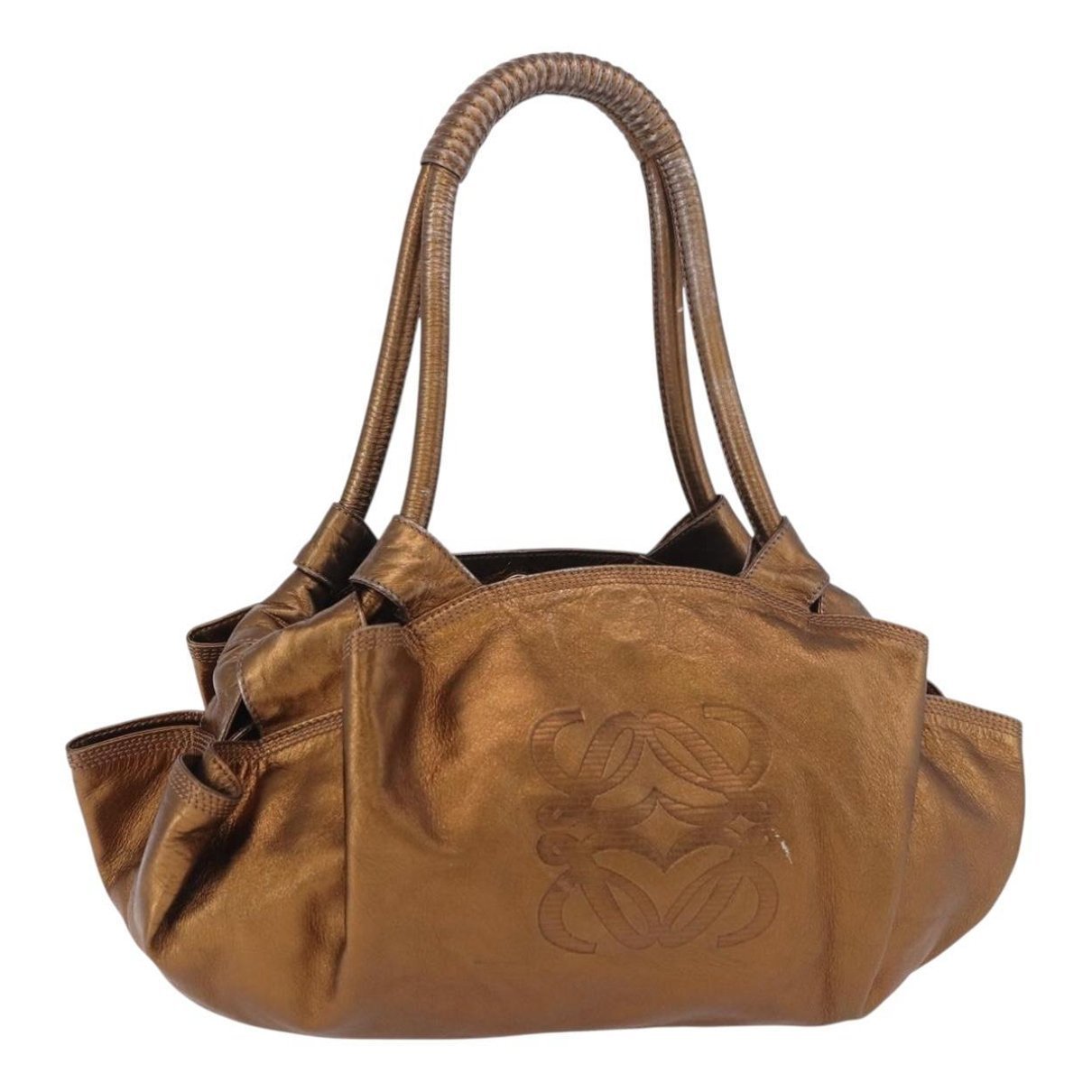 Anagram leather handbag