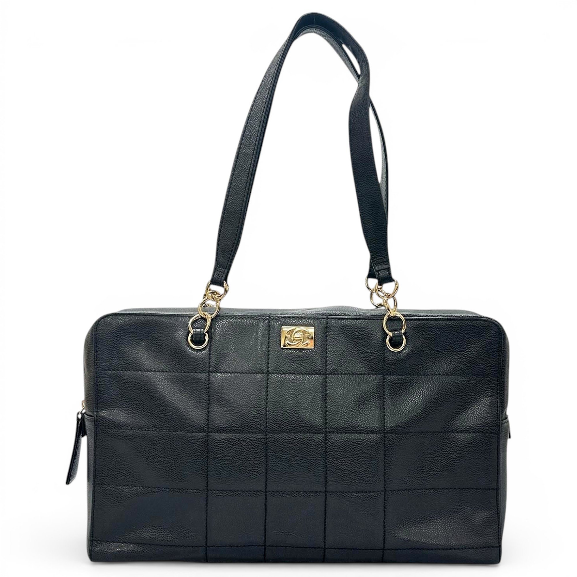 Leather tote