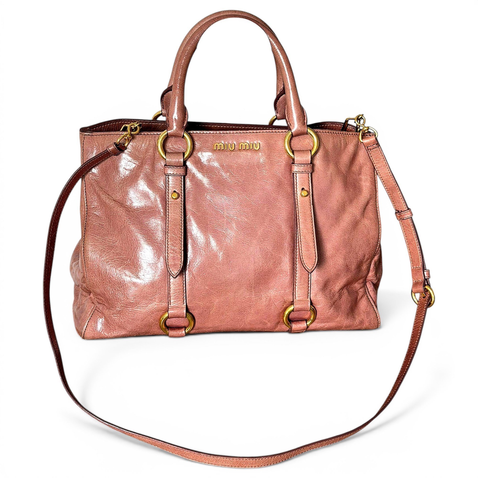 Leather handbag