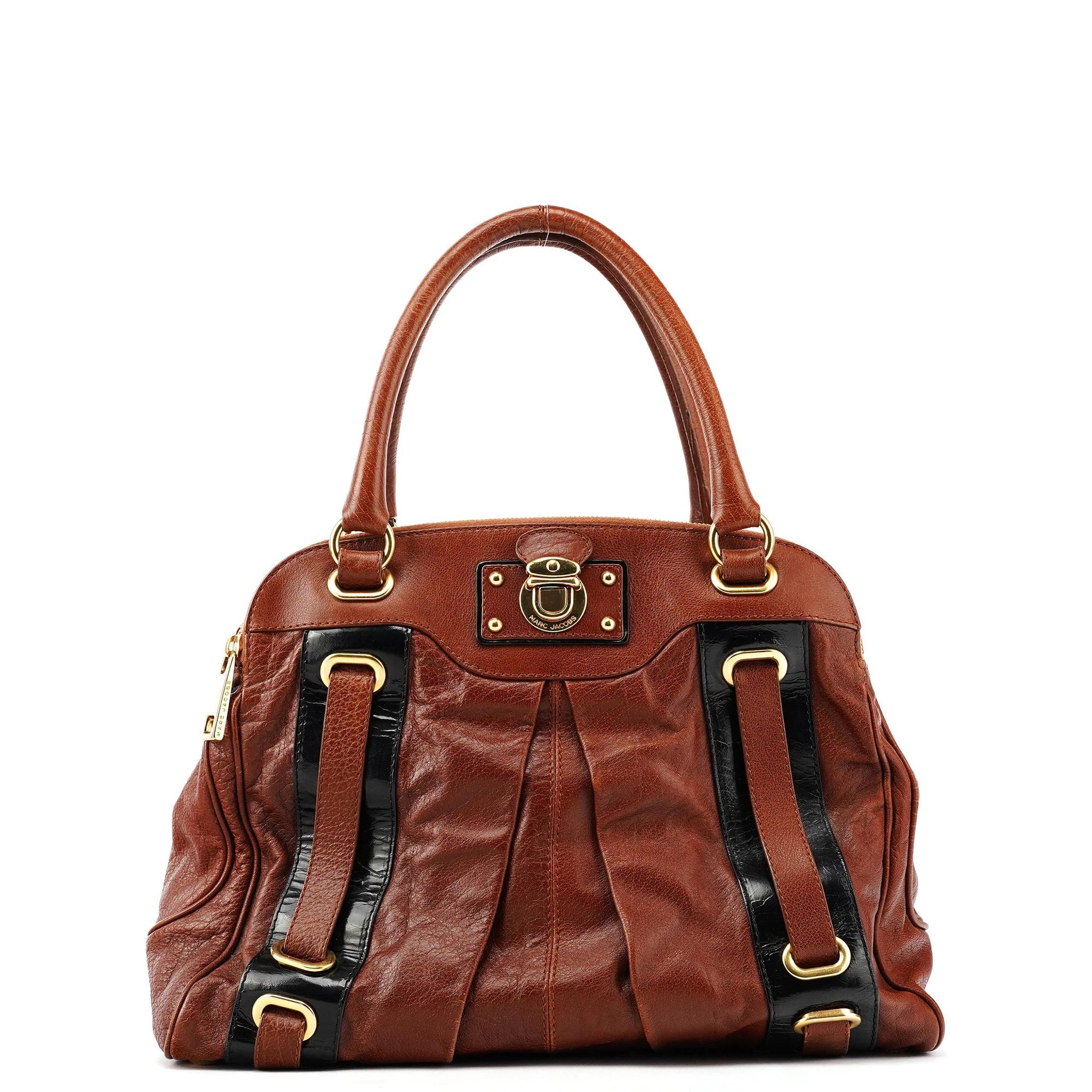 Stam leather bowling bag