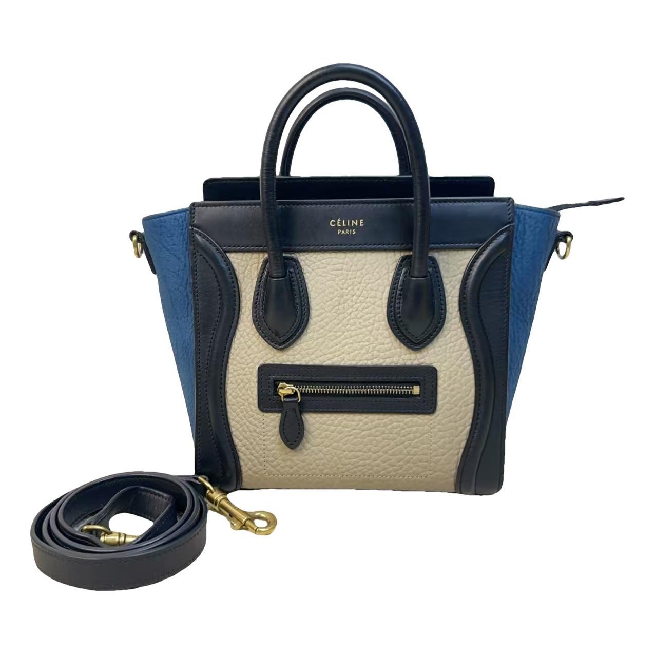 Nano Luggage leather handbag