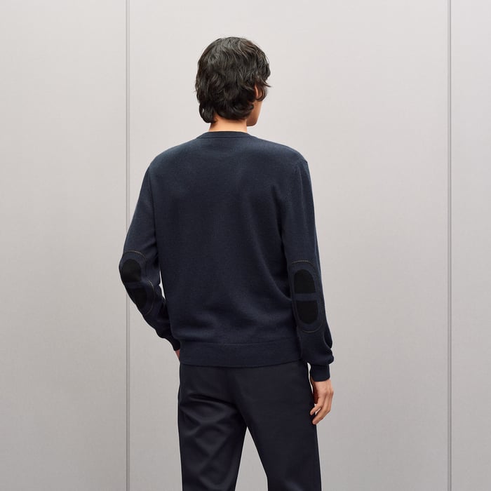 Marine "Maillon Chaine d'Ancre" Crewneck Cashmere Sweater