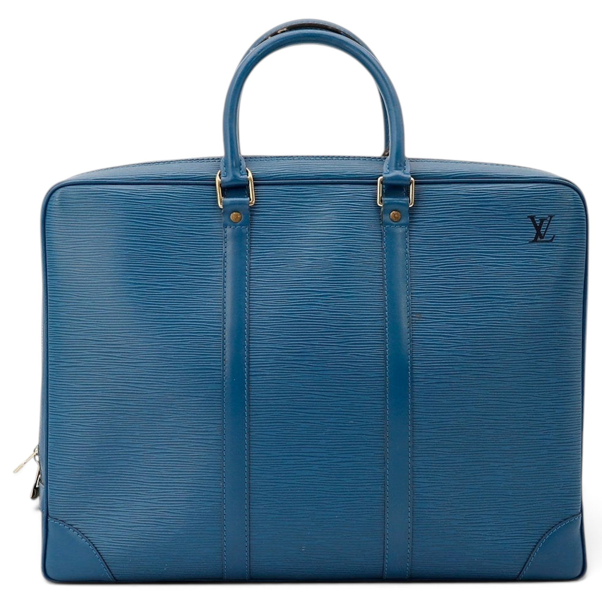 Porte Documents Voyage leather handbag