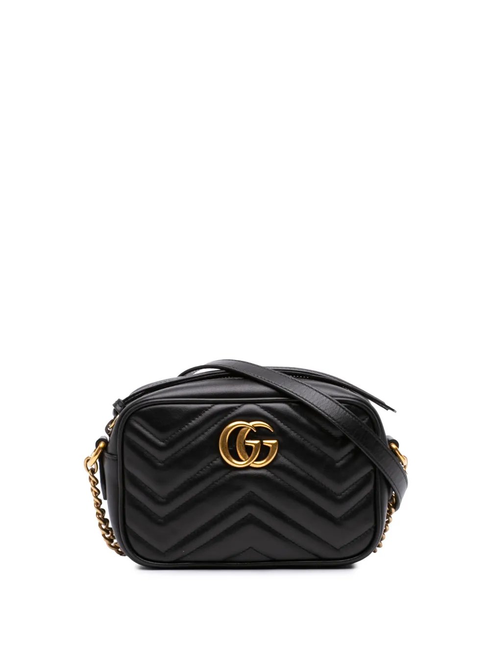 2016-2026 Mini GG Marmont Matelasse Calfskin crossbody bag