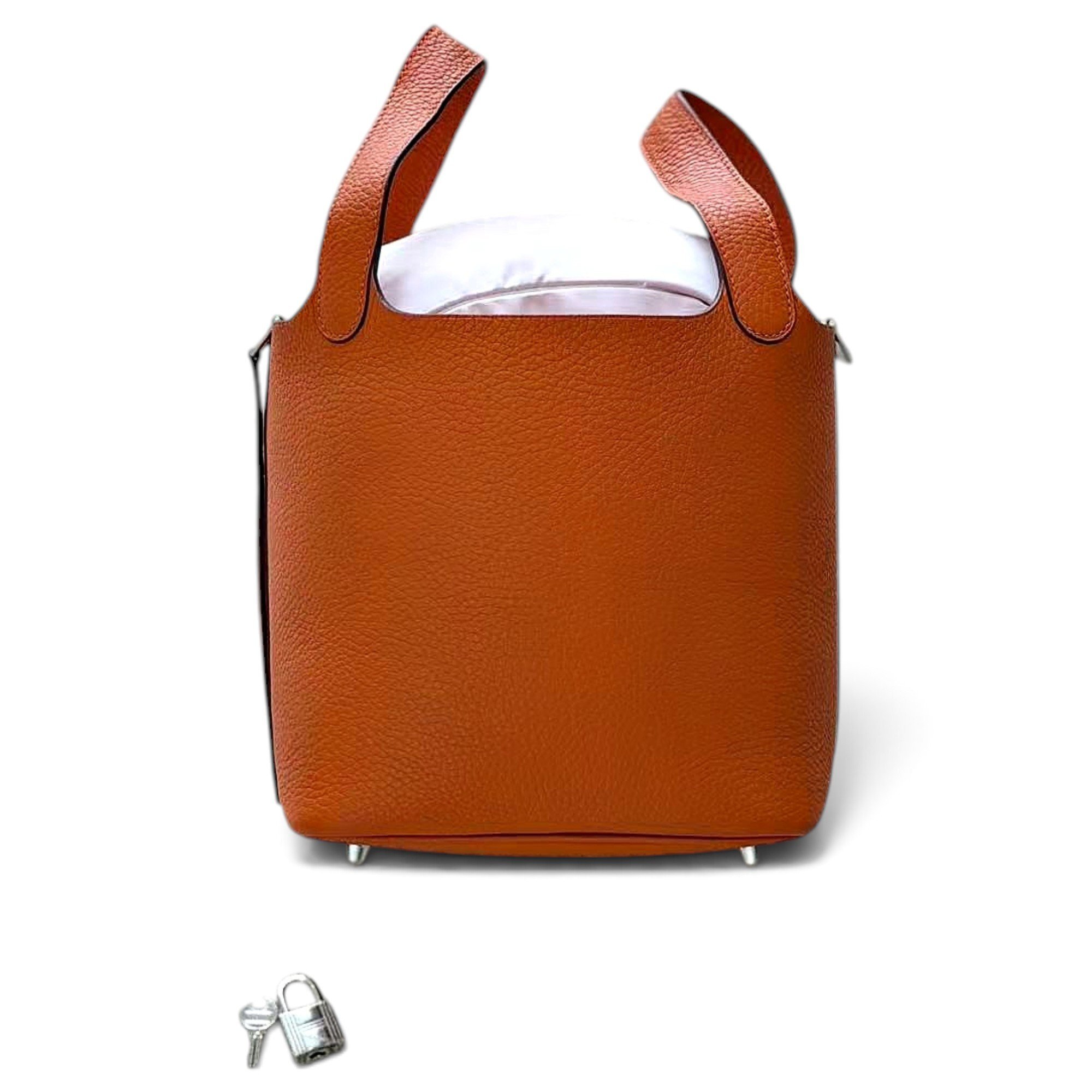 Picotin leather handbag
