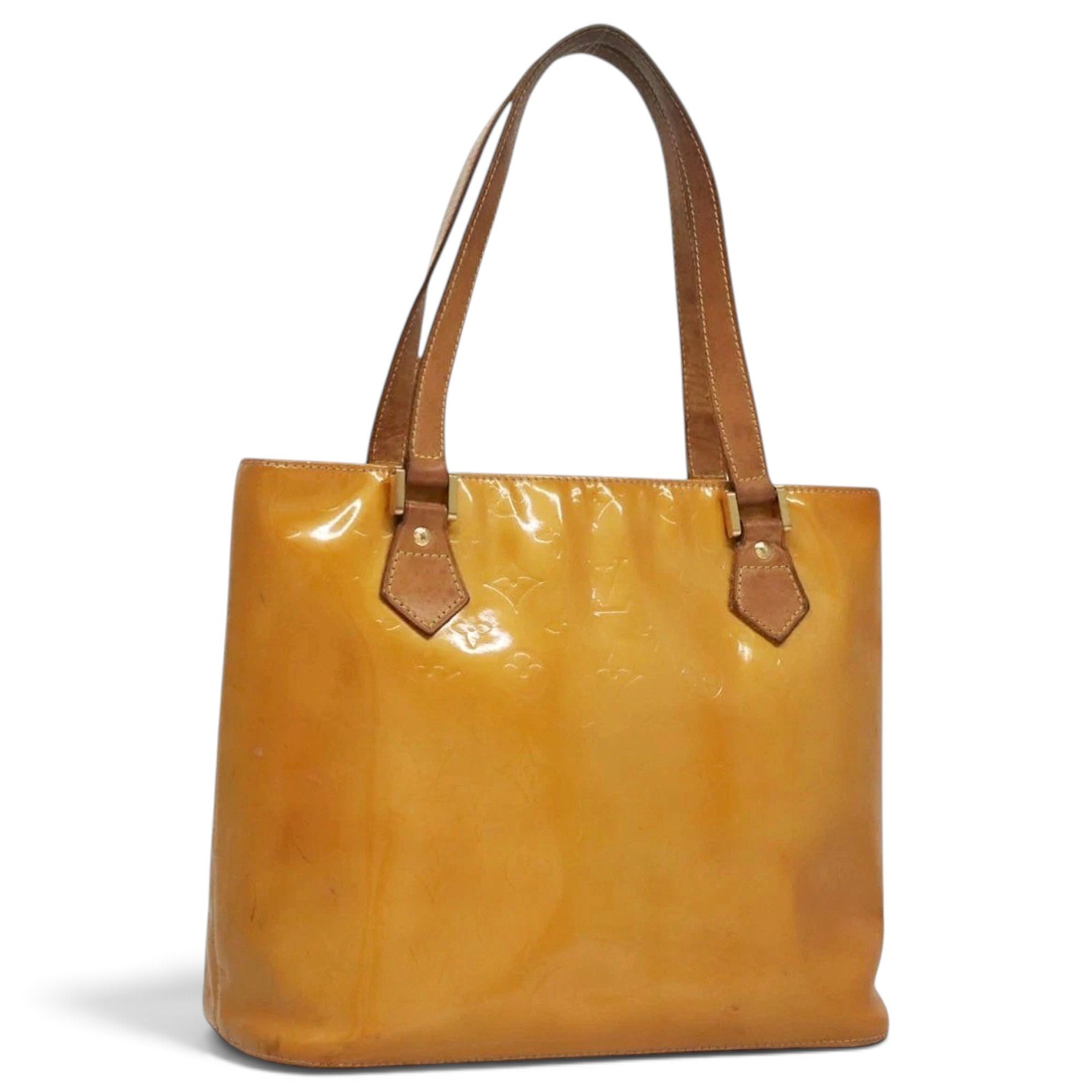 Houston patent leather handbag