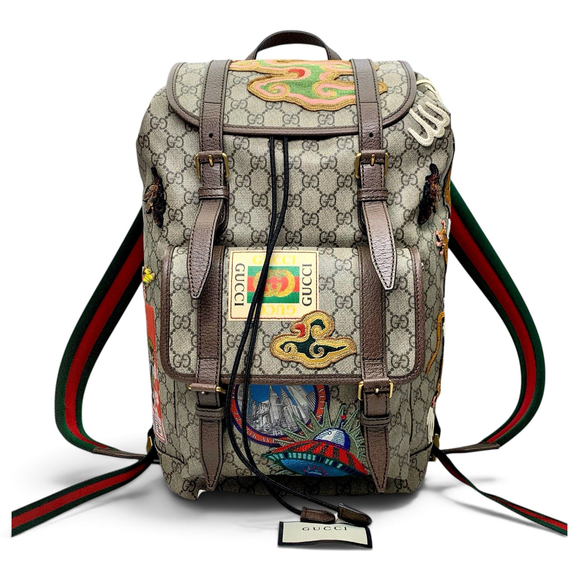 Neo Vintage patent leather backpack