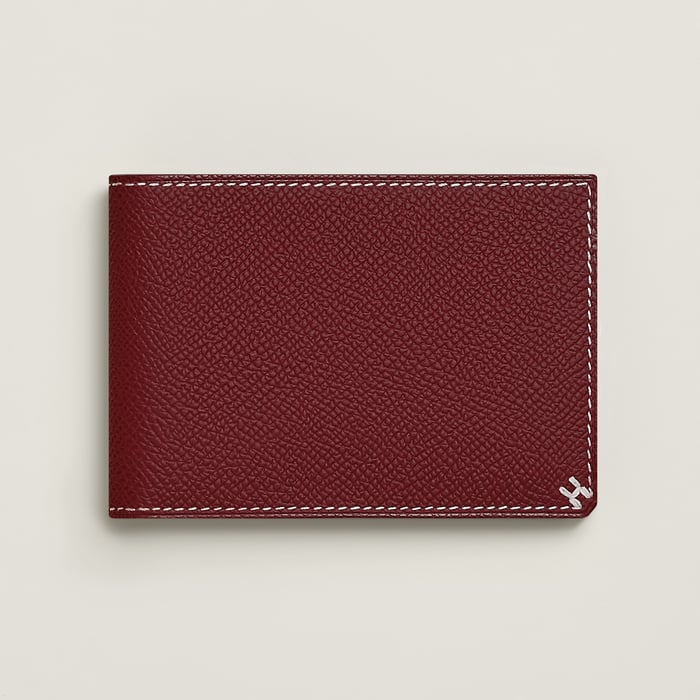 Rouge H H Sellier Card Holder