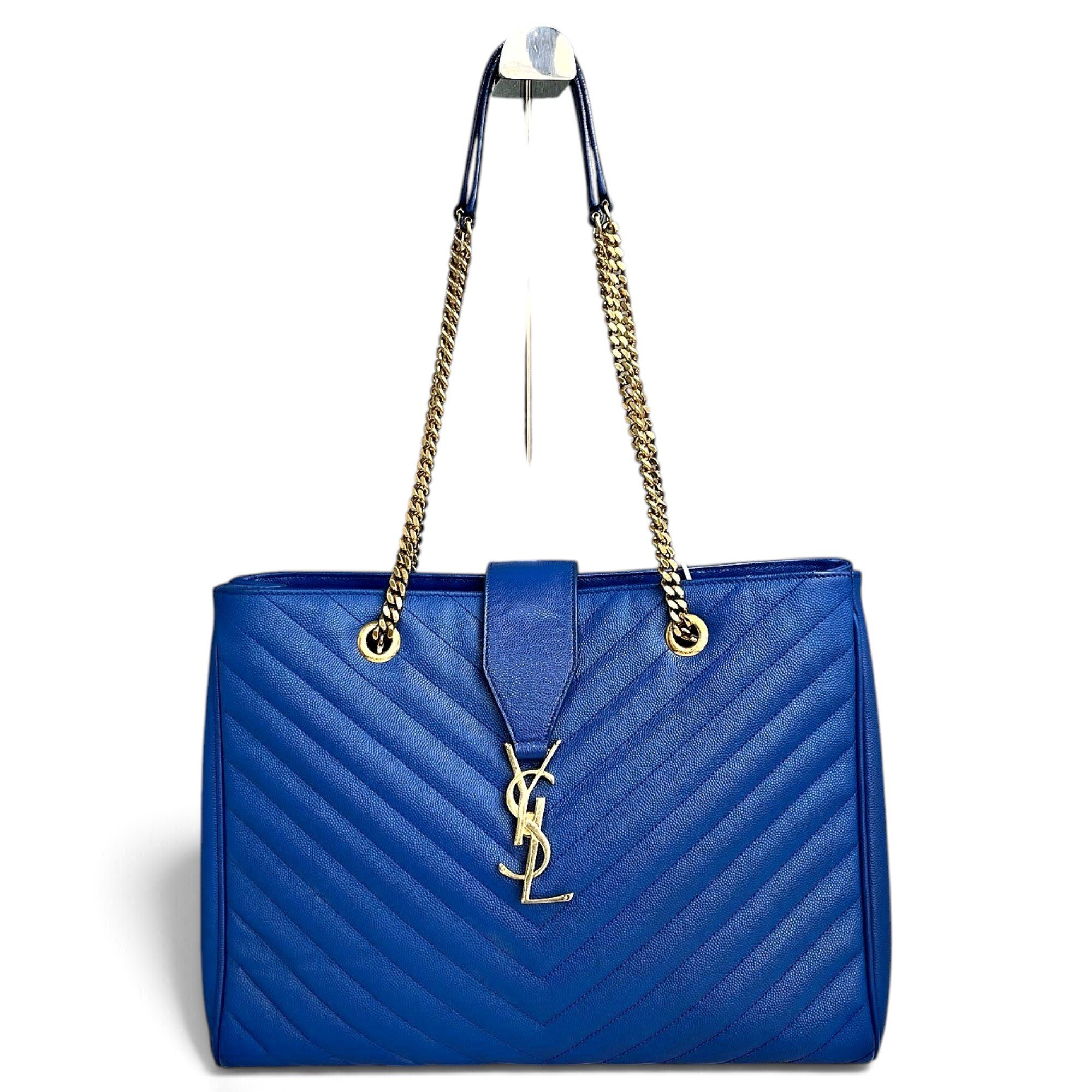 Shopping monogramme leather handbag