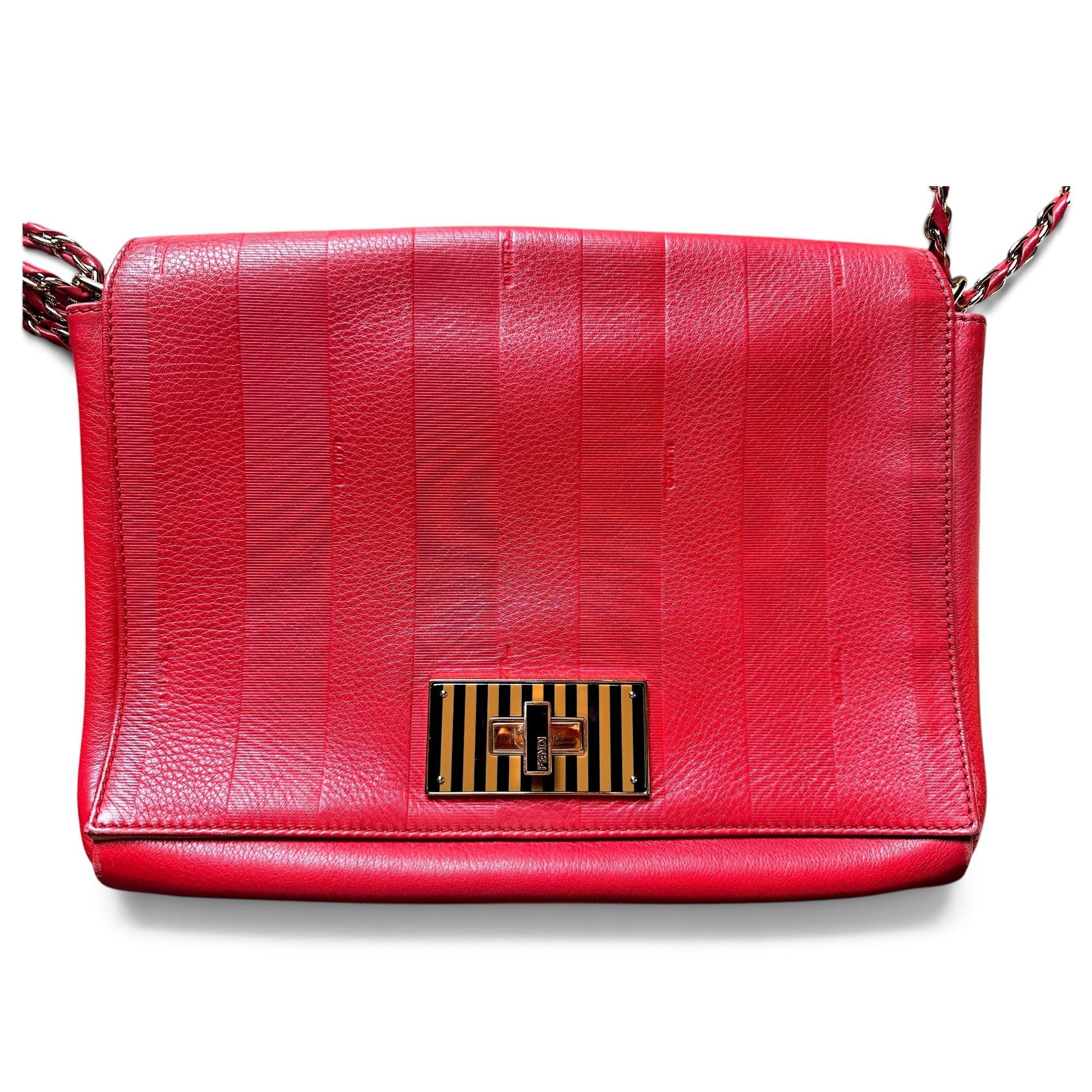 Mamma Baguette leather crossbody bag