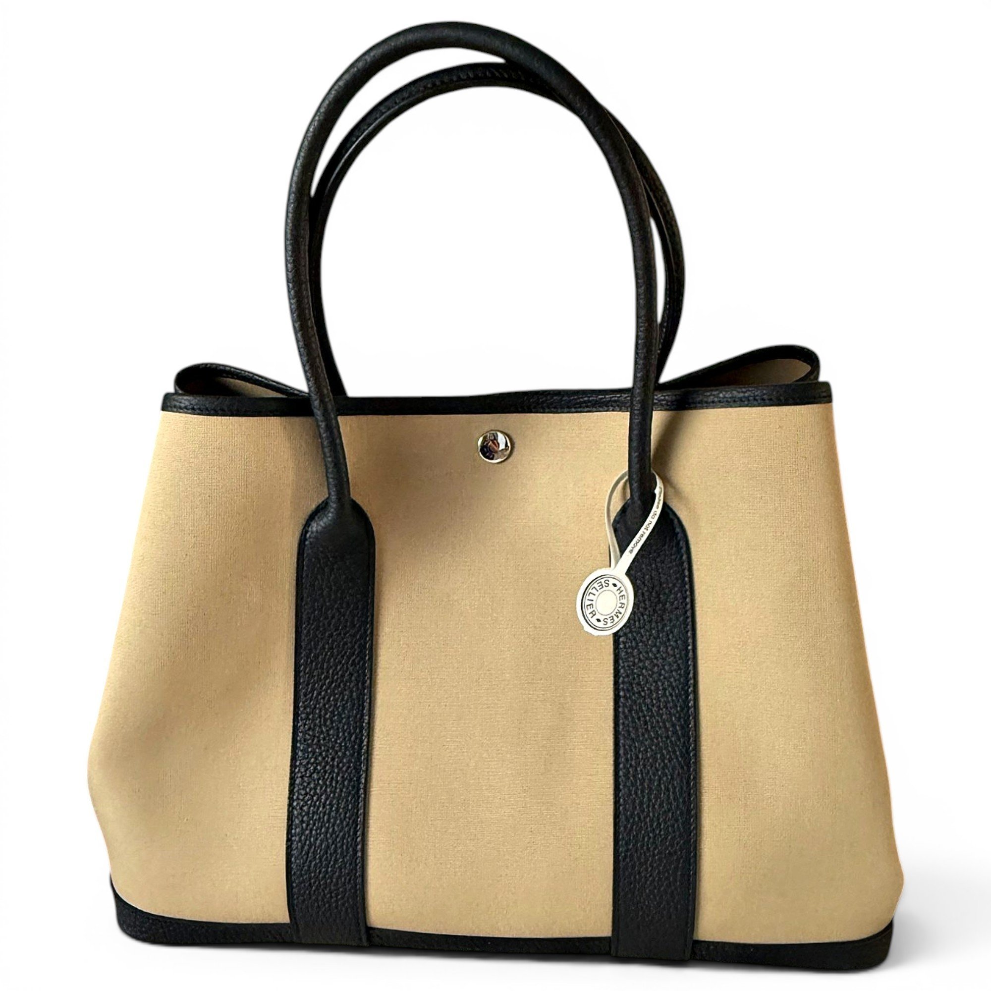 Hermes Garden Party Handbag Beige