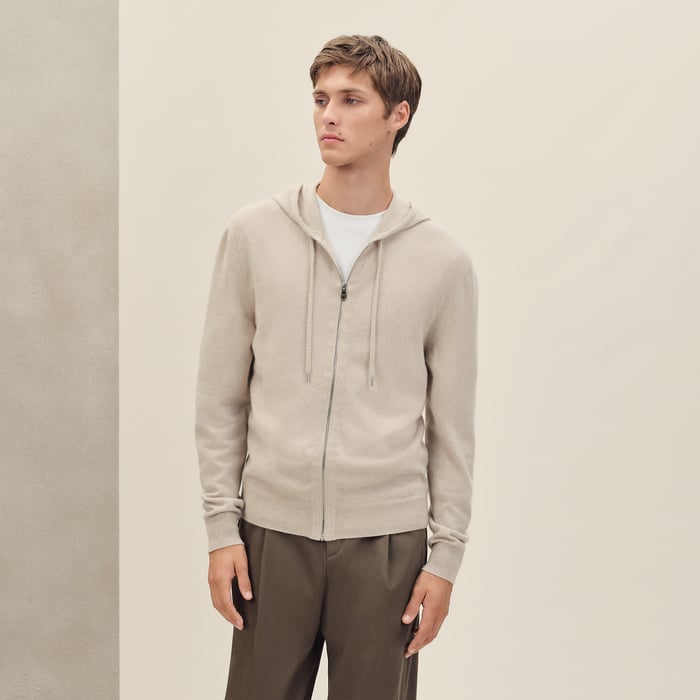 Ficelle "Maillon Chaine d'Ancre" Hooded Jacket