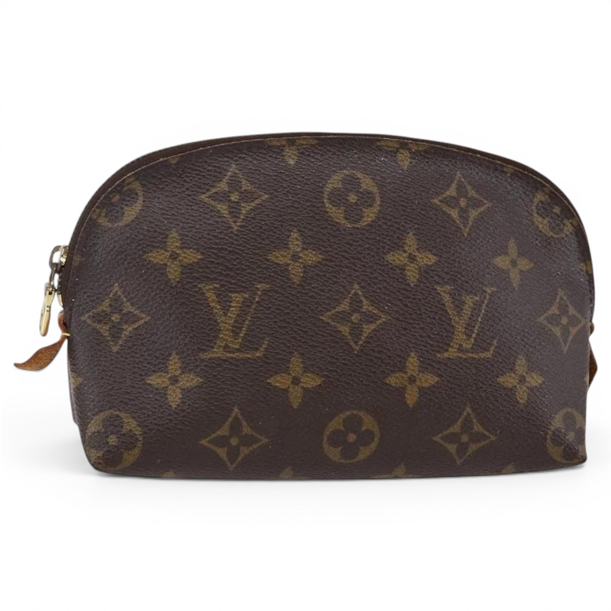 Leather clutch bag