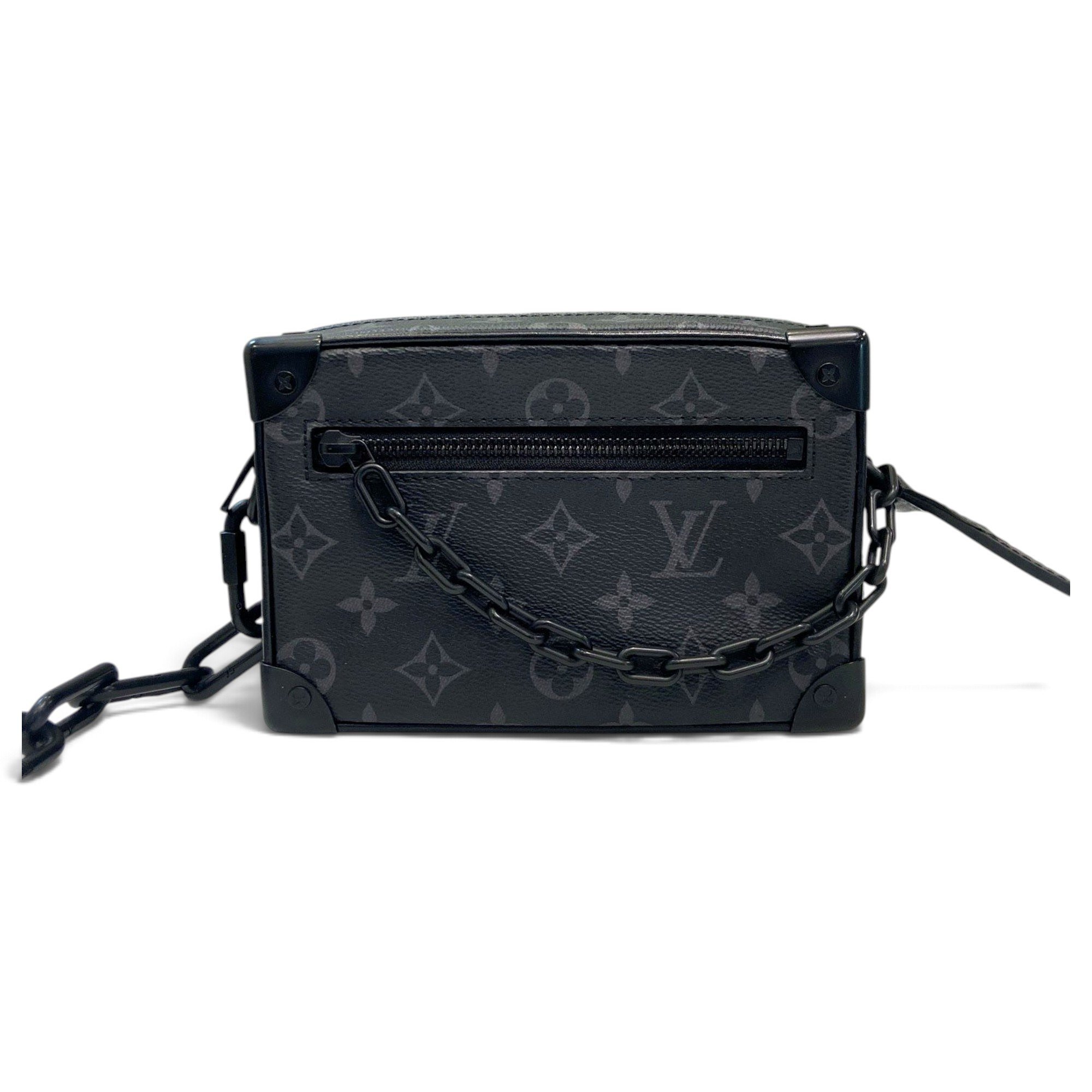 Side Trunk leather handbag