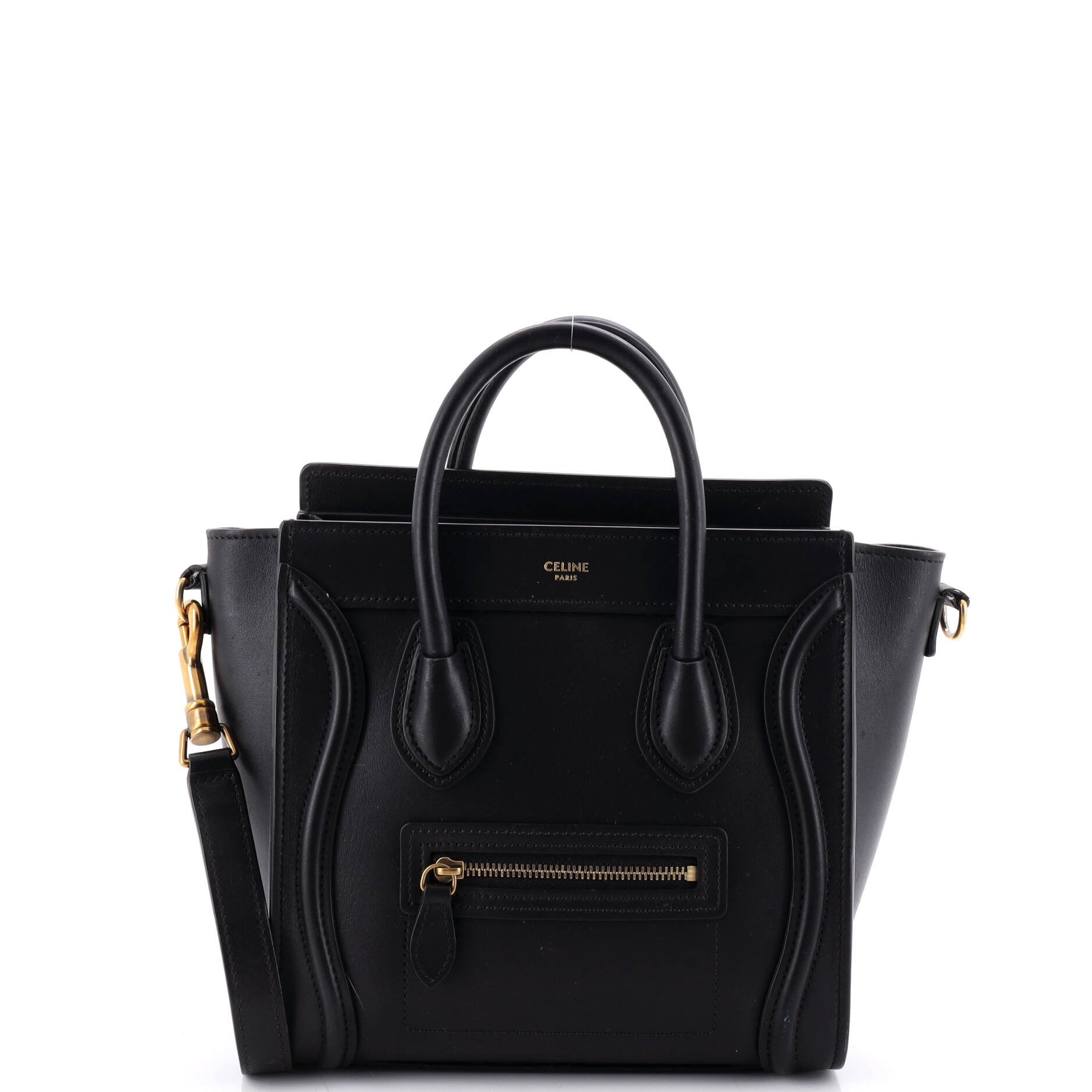 Luggage Bag Smooth Leather Nano