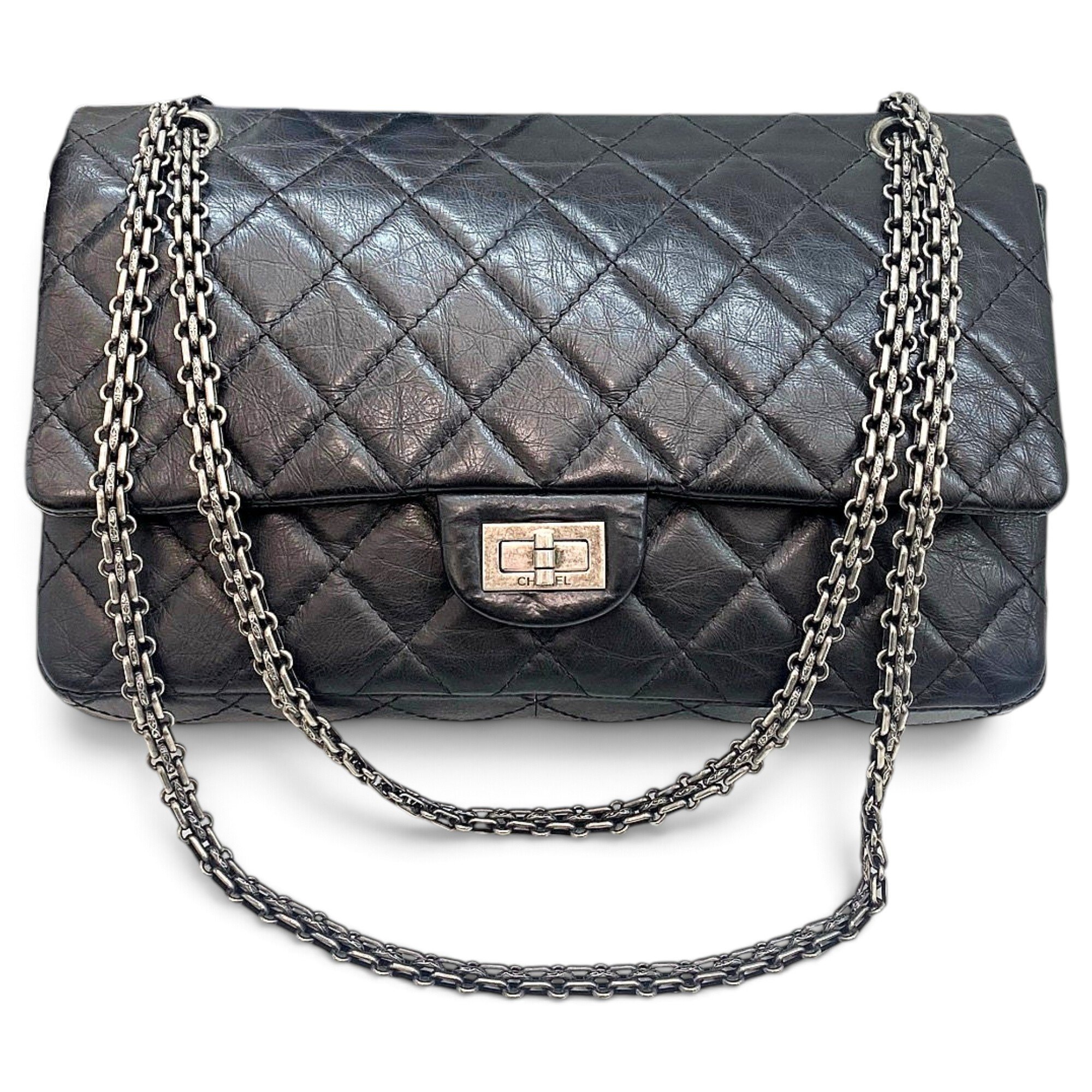 2.55 leather handbag