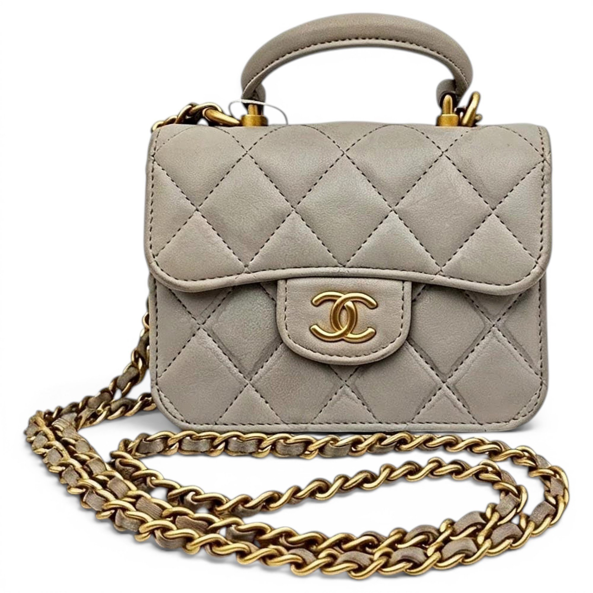 Leather mini bag