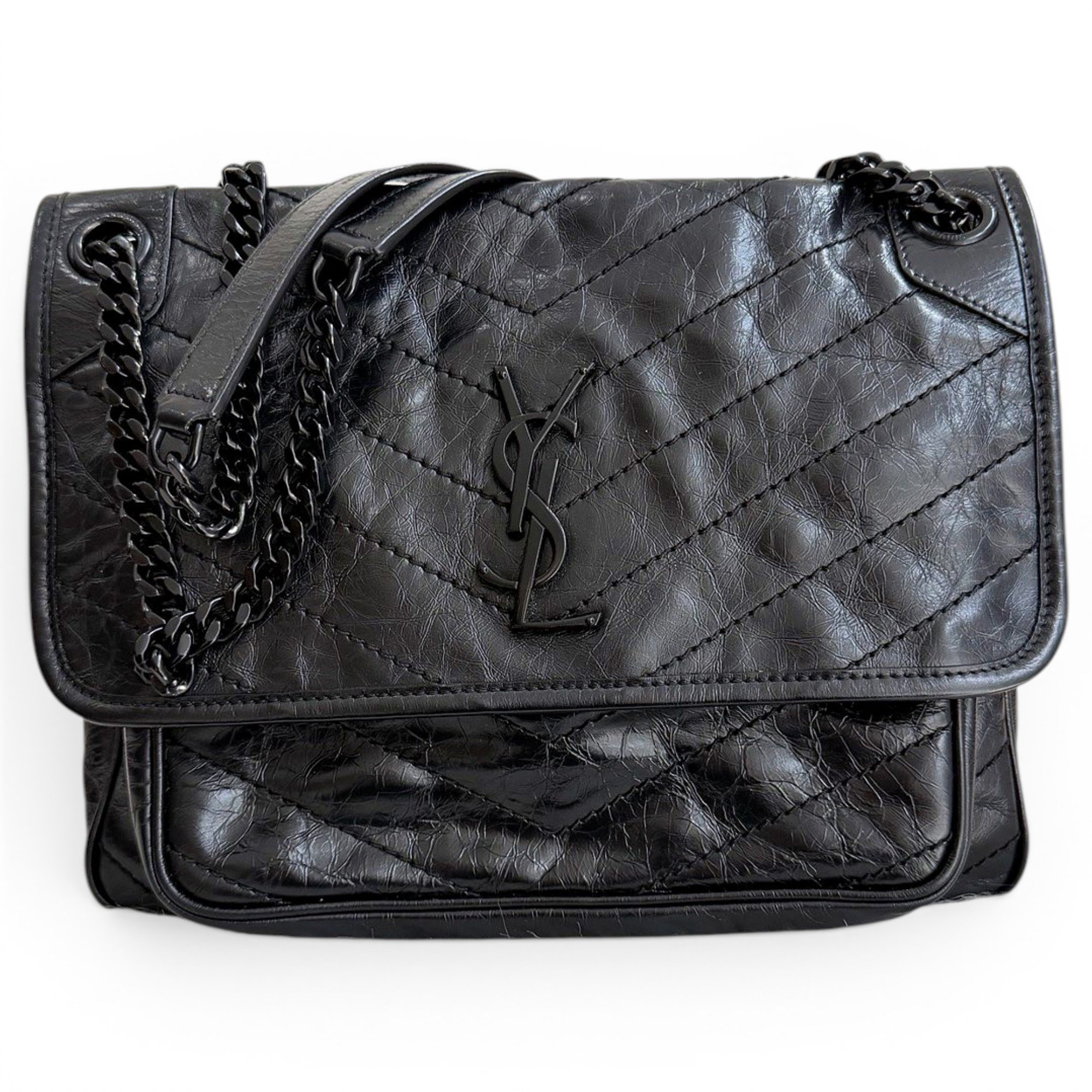 Niki leather crossbody bag