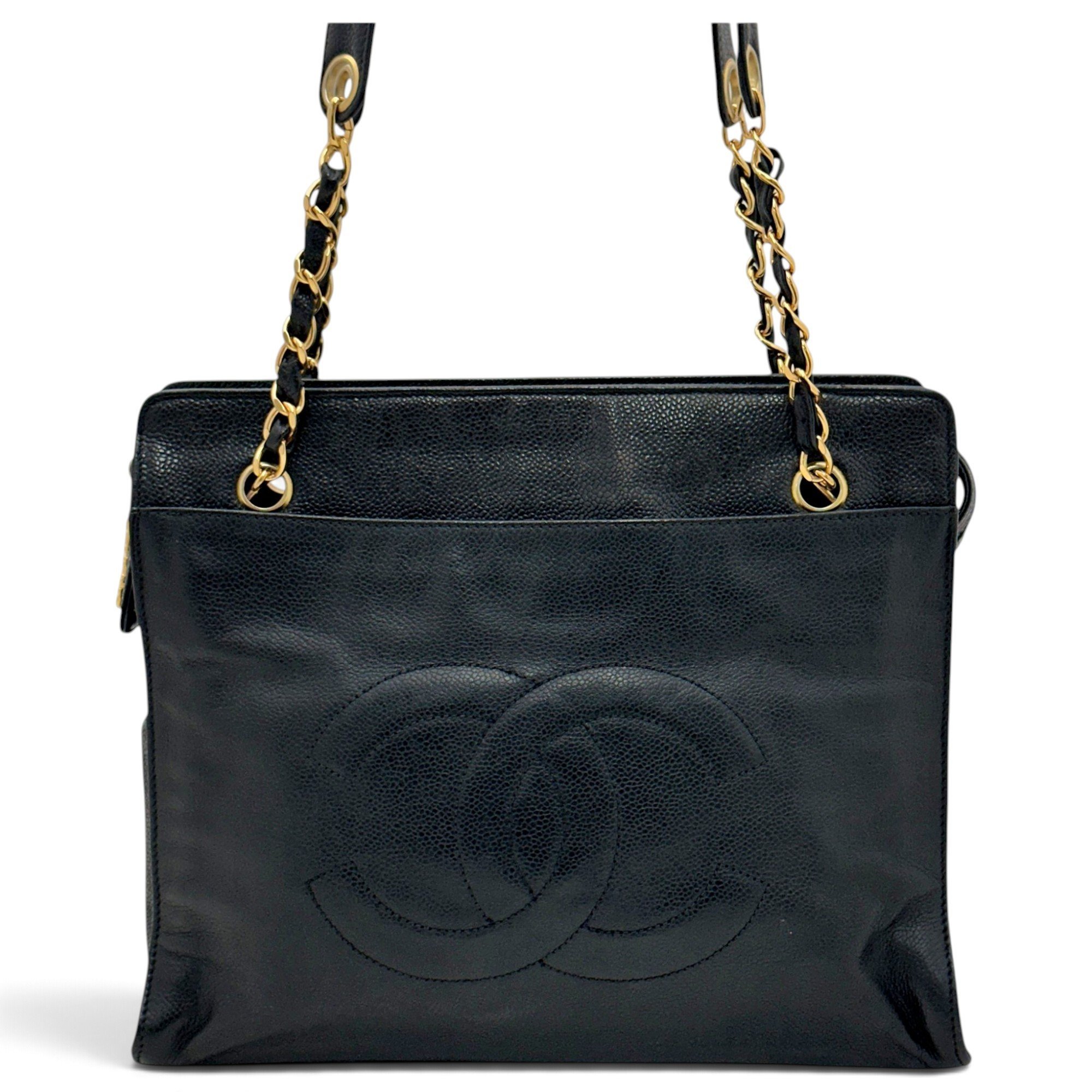 Leather tote