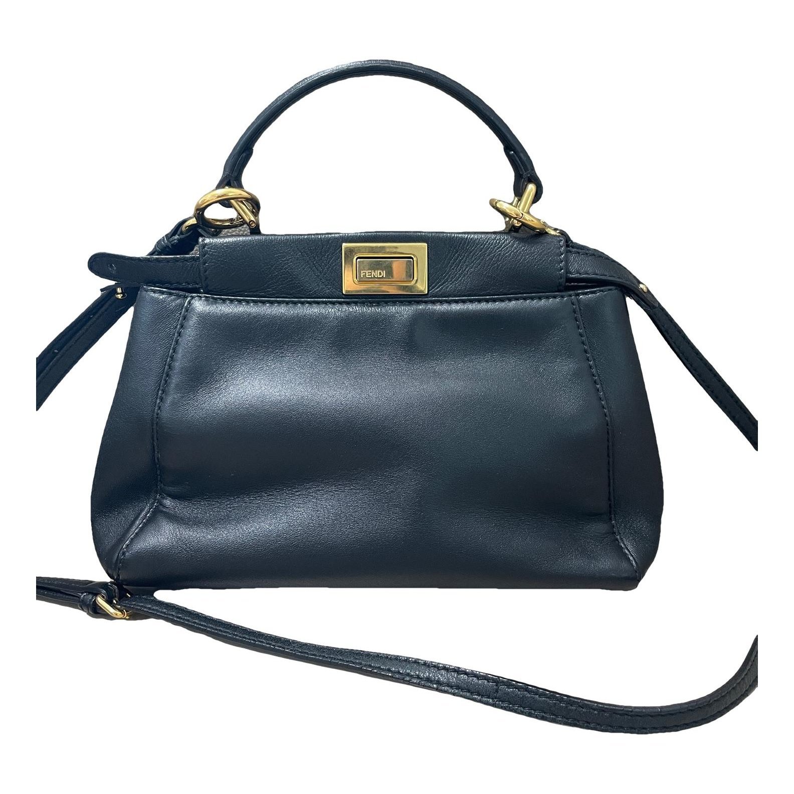 Leather handbag