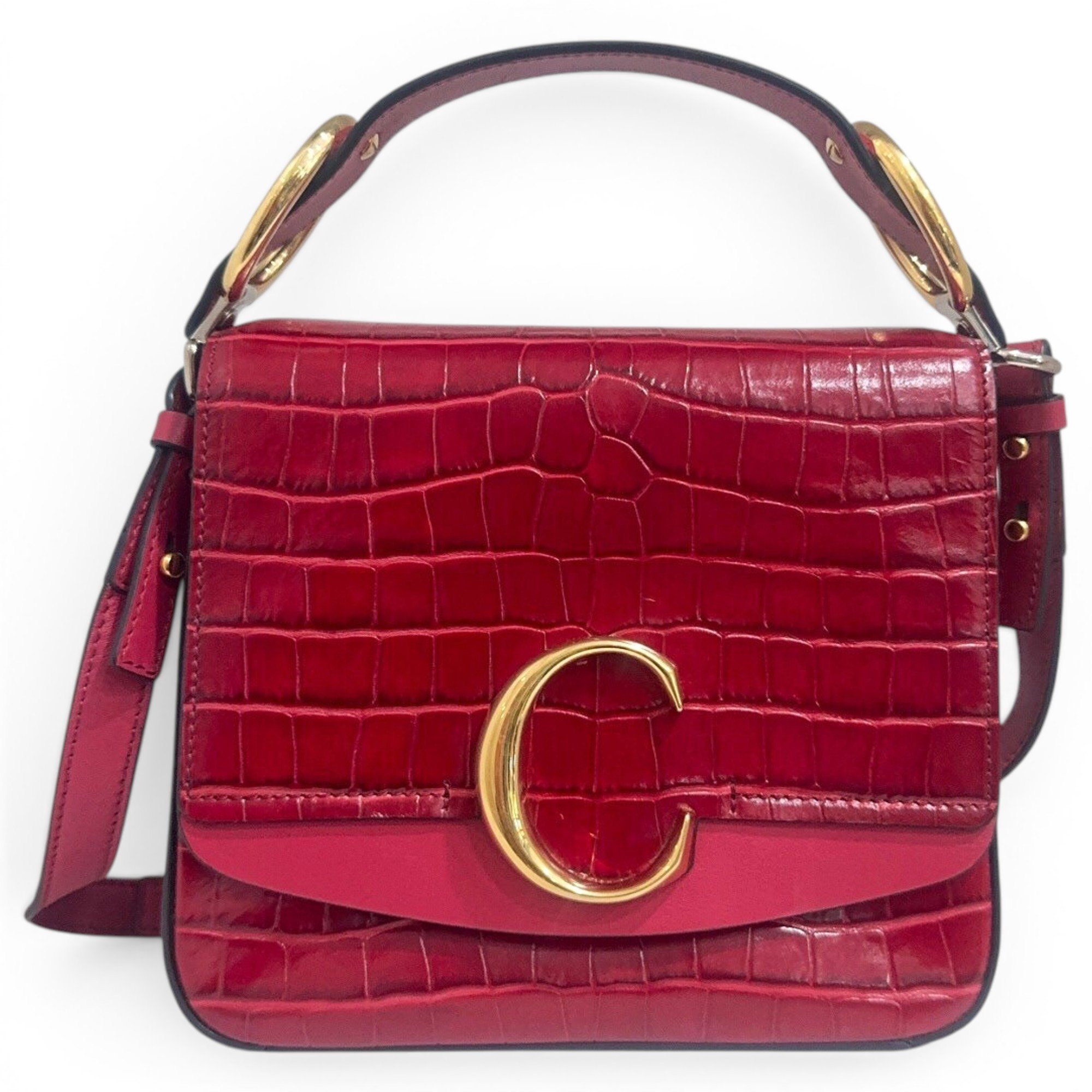 Leather handbag