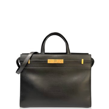 Saffiano Lux Leather Manhattan Shopper Tote
