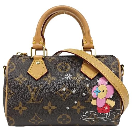 Louis Vuitton Nano Speedy / Mini HL leather handbag